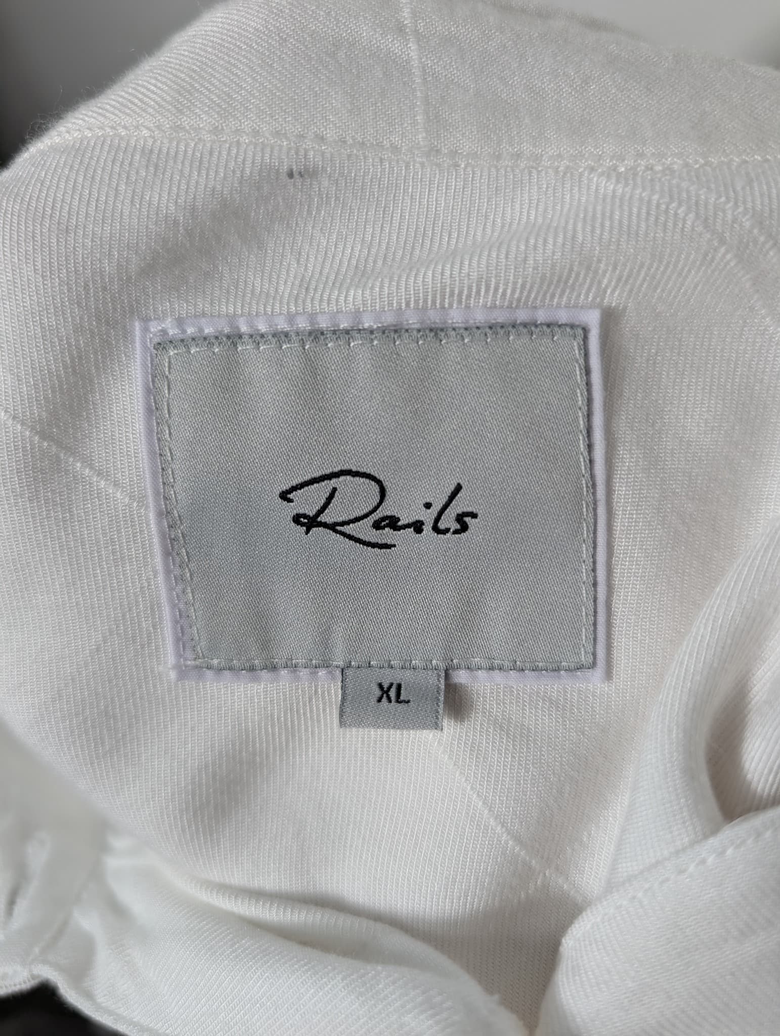 Rails Hunter Button-Down Shirt White XL — photo 5 of 8