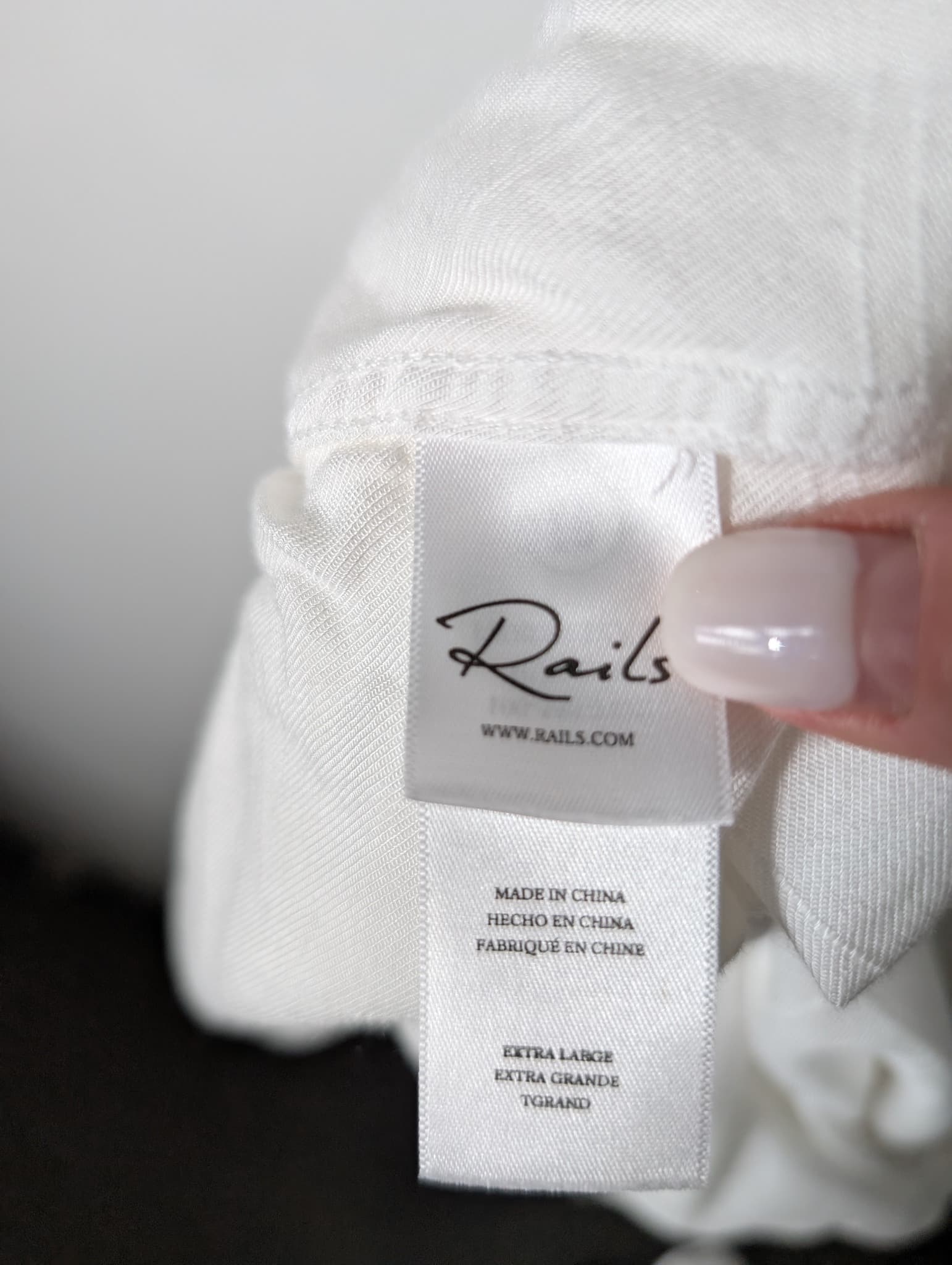 Rails Hunter Button-Down Shirt White XL — photo 6 of 8