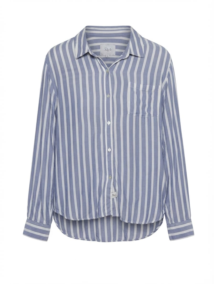 Rails Josephine Button-Down Shirt Blue & White Stripe XL — photo 1 of 9