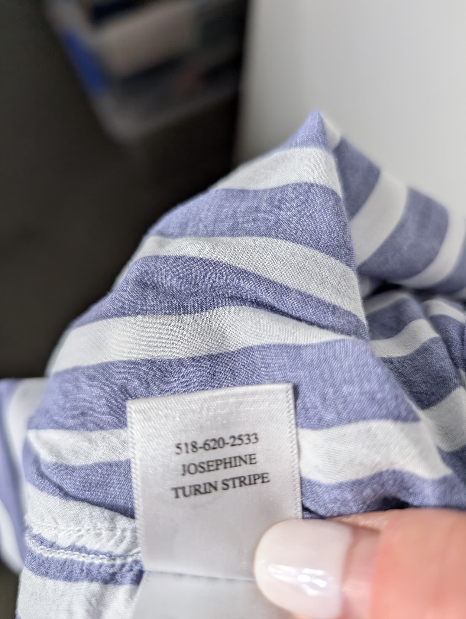 Rails Josephine Button-Down Shirt Blue & White Stripe XL — photo 7 of 9