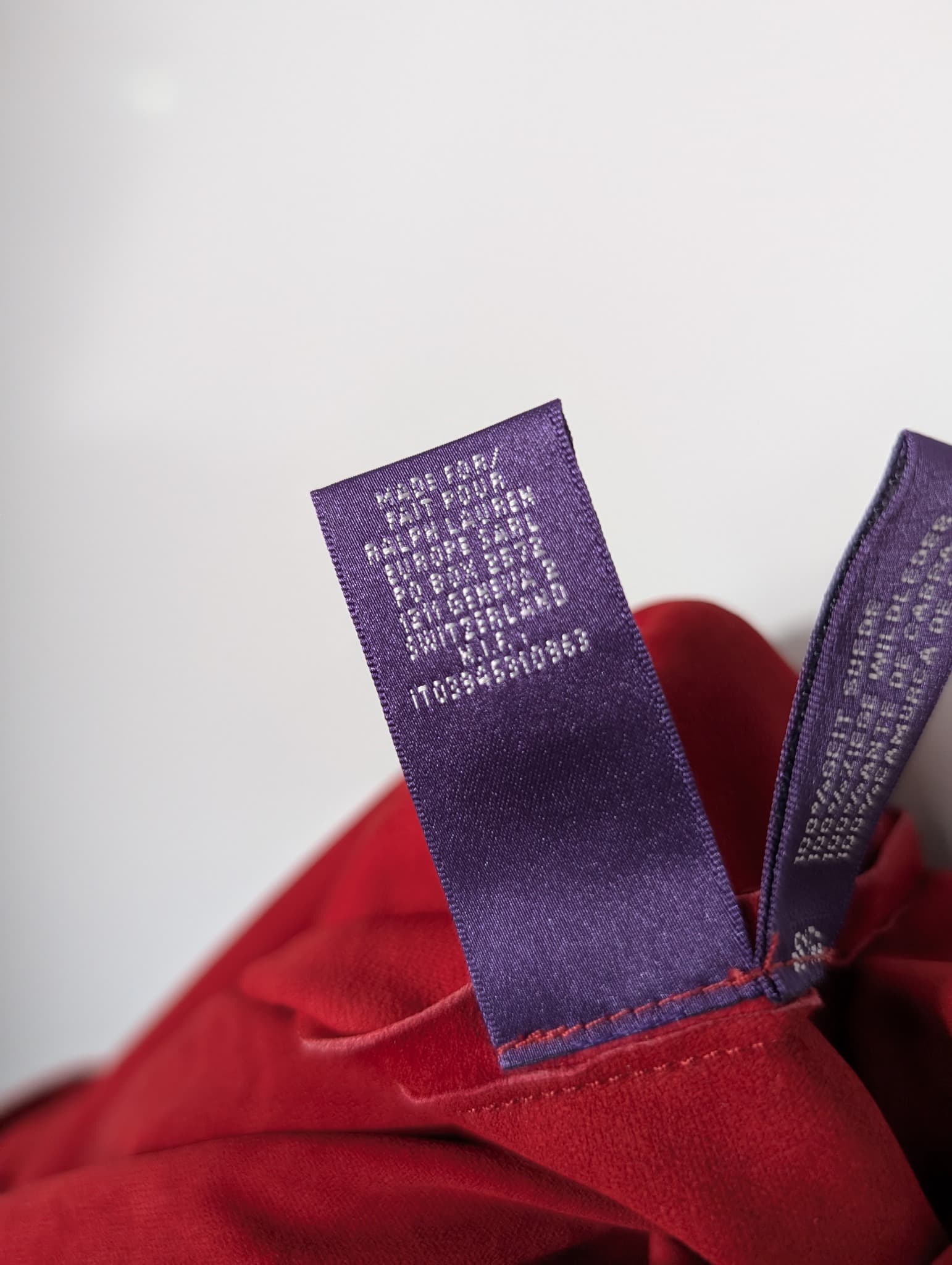 Ralph Lauren Collection Suede Lace-Up Shirt Red Size 10 — photo 8 of 8