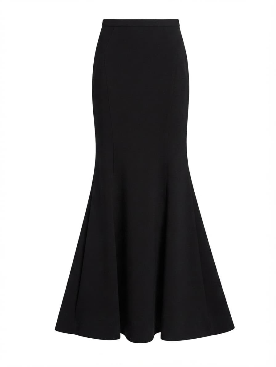 Rebecca Vallance Mermaid Maxi Skirt Black AU 8 — photo 1 of 5