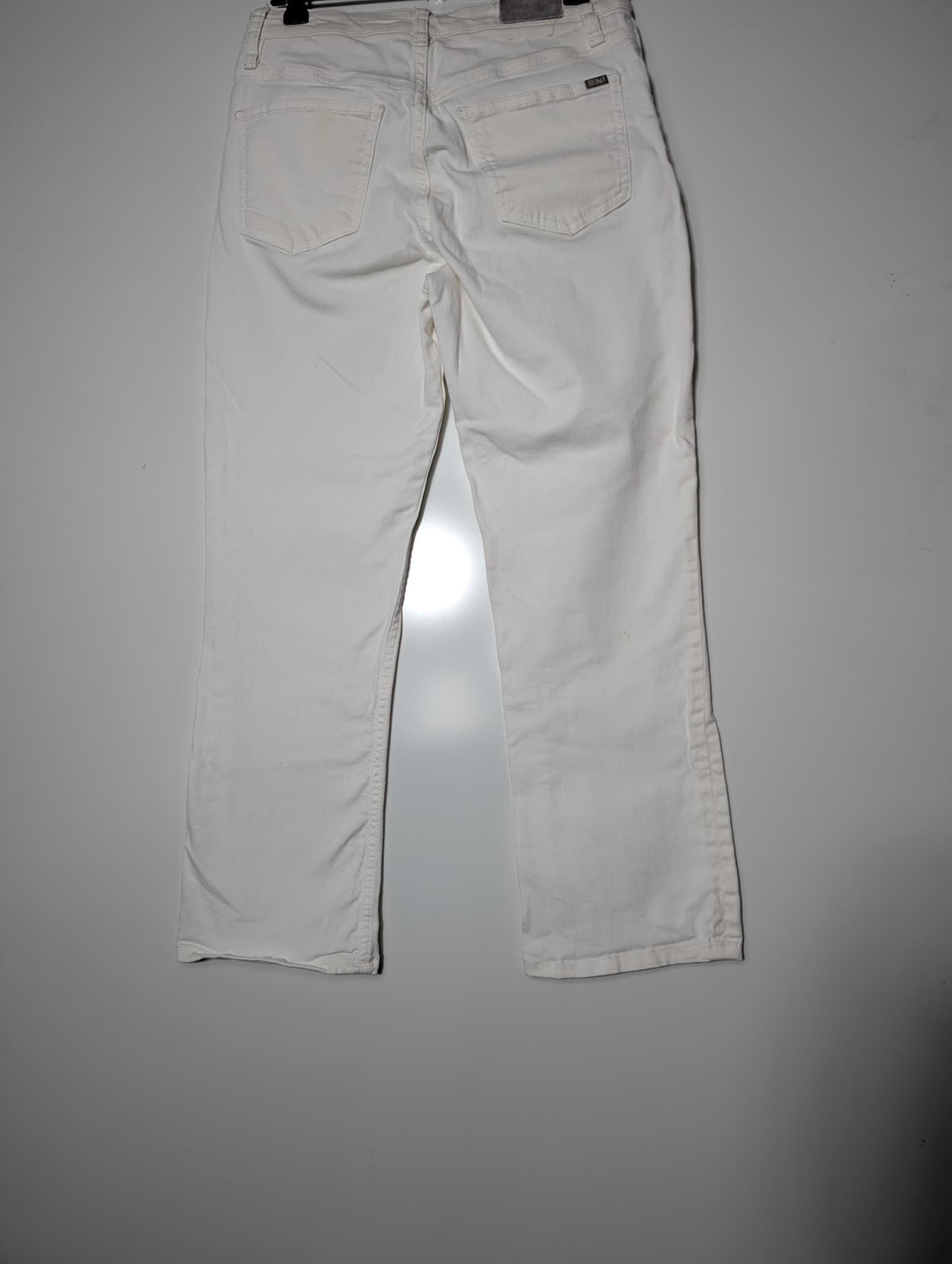 Reiko Paulin High-Waisted Button-Fly Jeans White Size 26 — photo 4 of 8