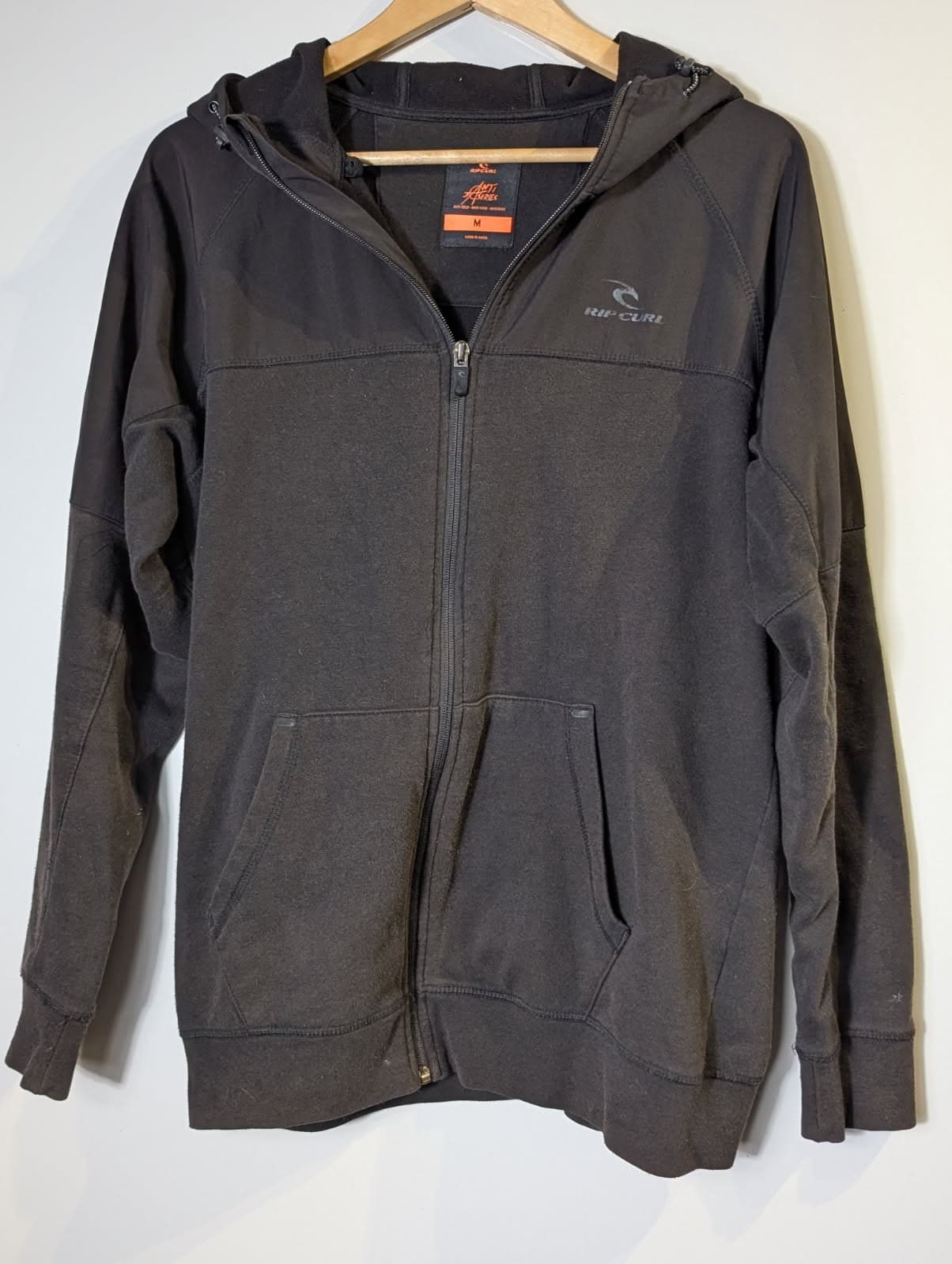 Rip Curl Anti-Series Full Zip Hoodie Black Men's M — photo 6 of 8