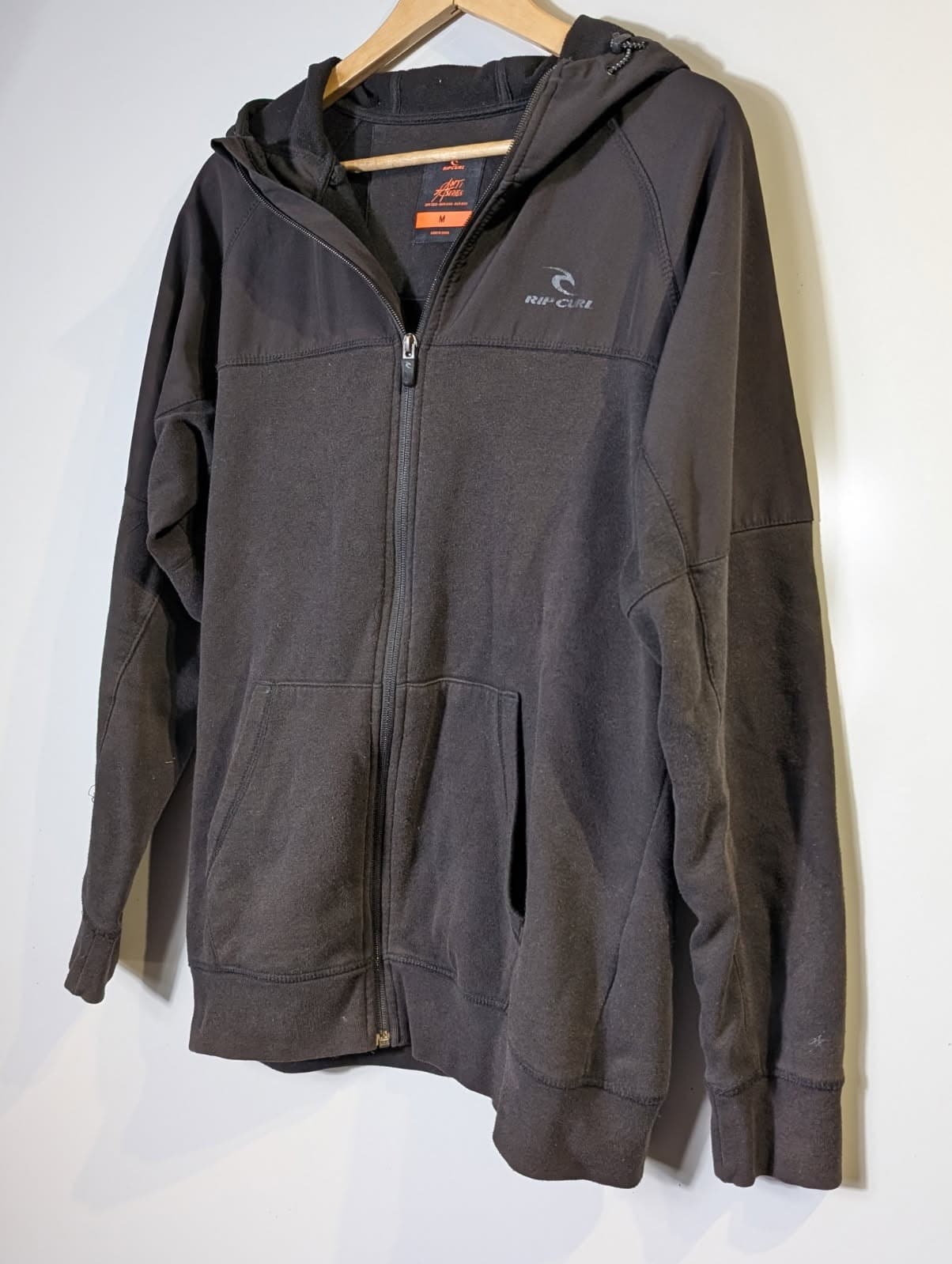 Rip Curl Anti-Series Full Zip Hoodie Black Men's M — photo 7 of 8