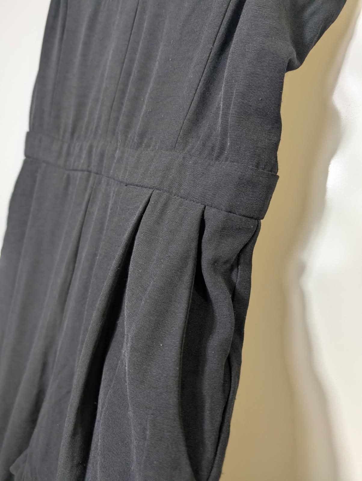 River Island Black Spaghetti Strap V-Neck Jumpsuit Women's Size 10 — photo 7 of 7