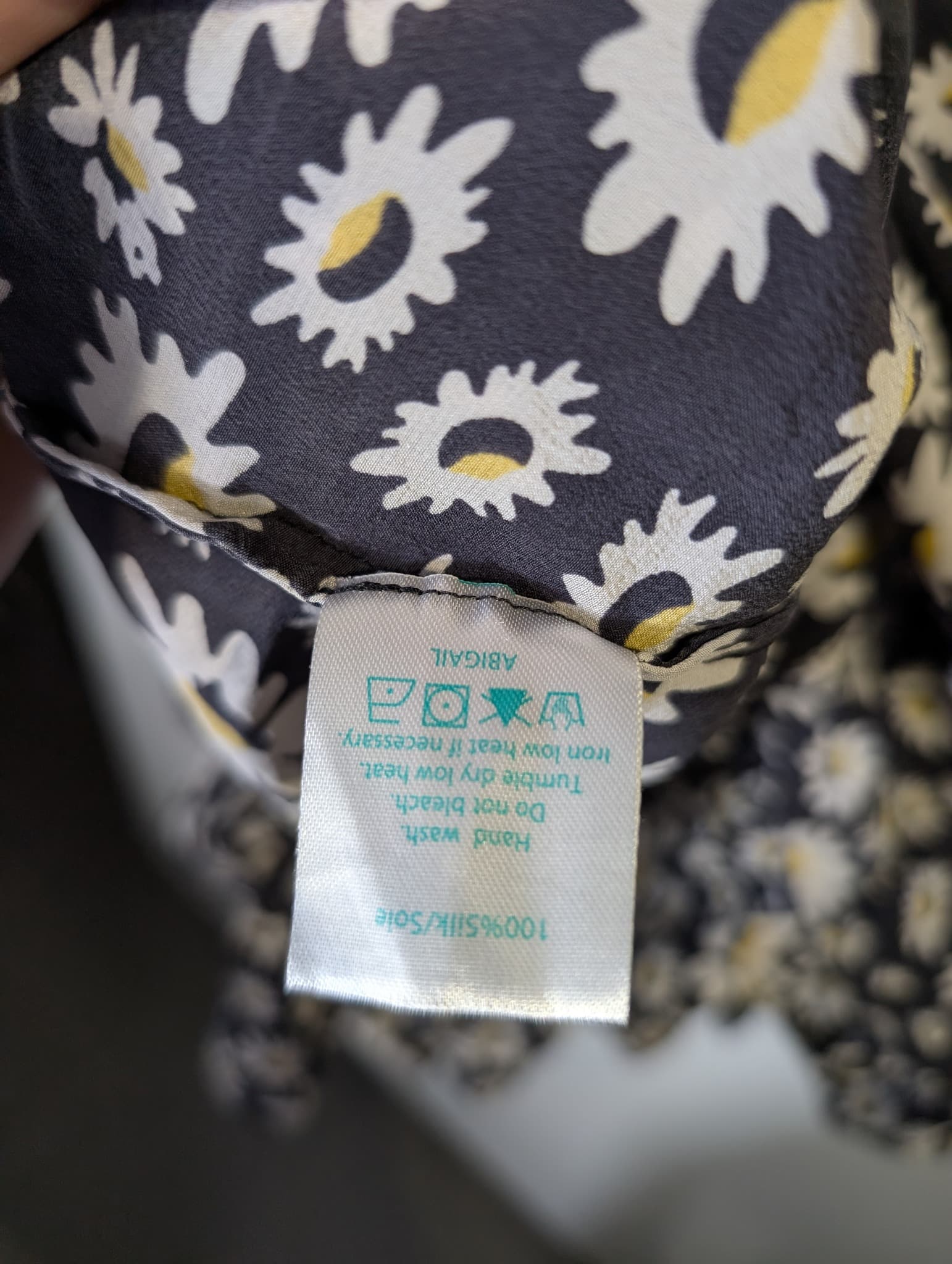 RIXO London Daisy Print Ruffle Wrap Dress Size S — photo 8 of 8