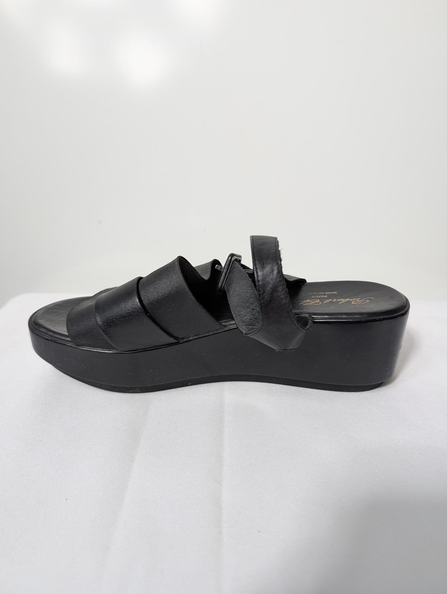 Robert Clergerie Platform Sandals Black Leather EU 38.5 — photo 5 of 9