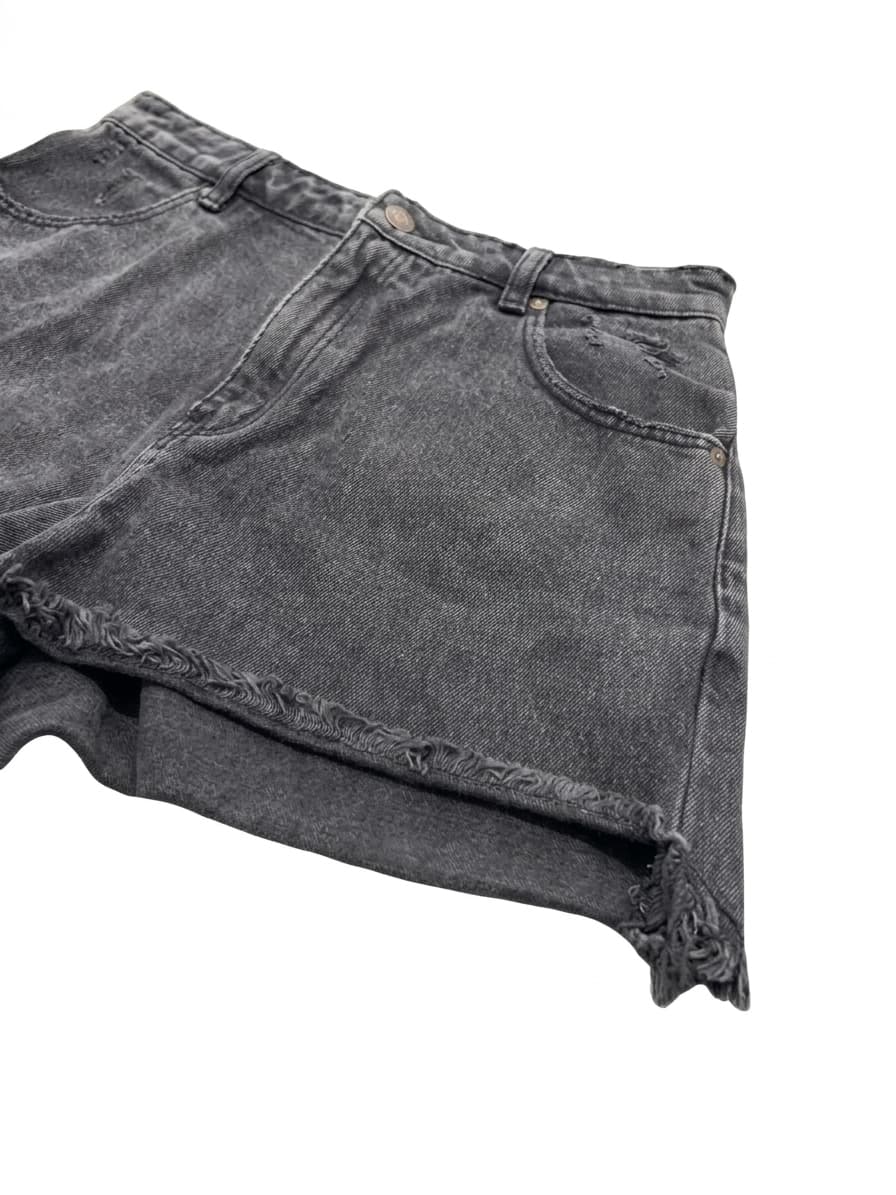 Rolla's Dusters High Rise Slim Black Denim Shorts Size 28 — photo 1 of 11