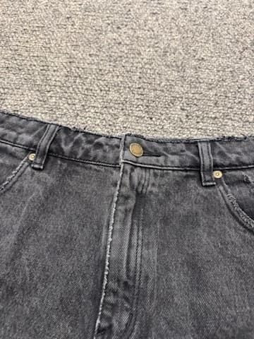 Rolla's Dusters High Rise Slim Black Denim Shorts Size 28 — photo 9 of 11