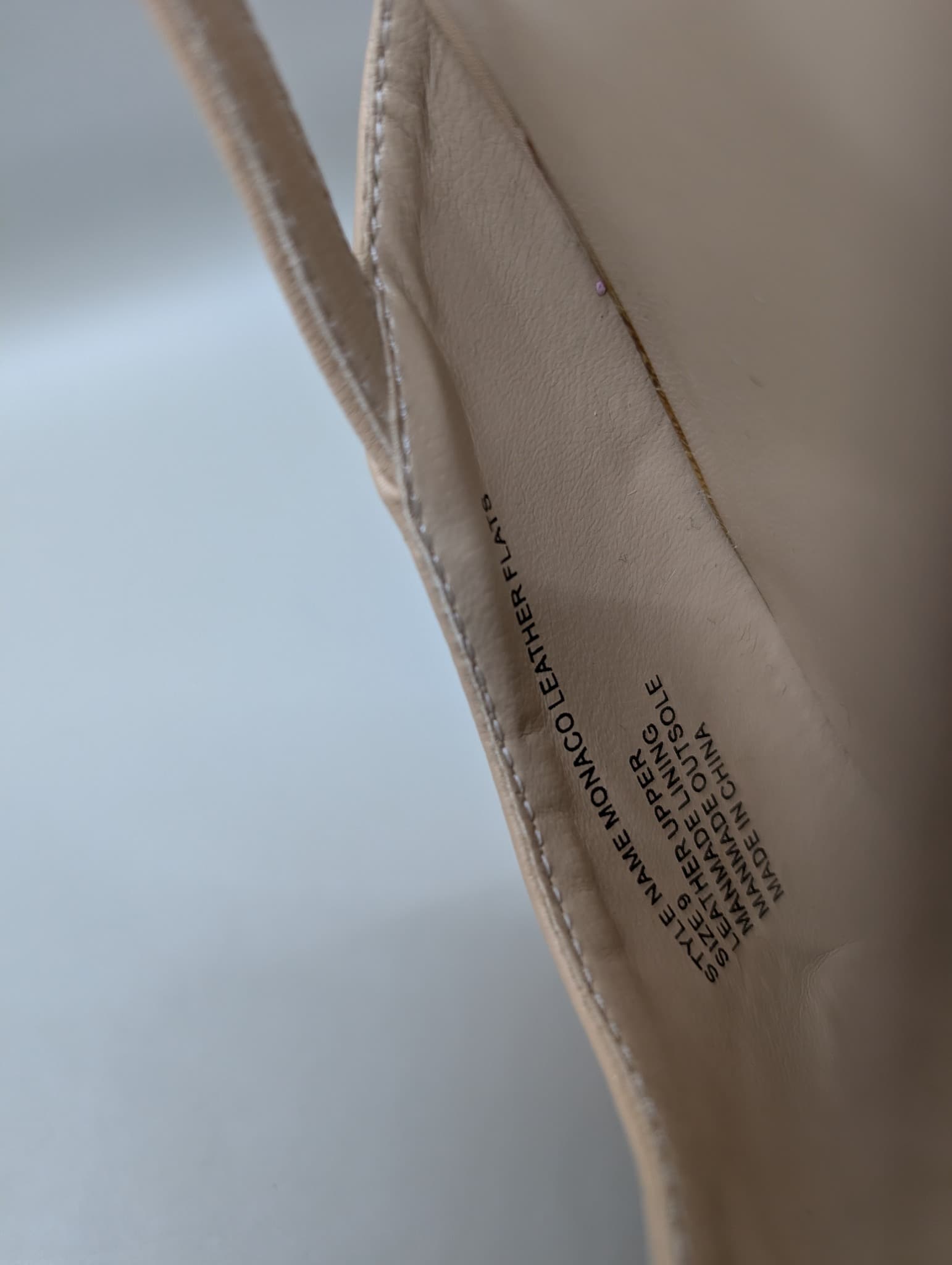 Ross & Here Cap-Toe Slingback Flats Beige and Black Size 9 — photo 9 of 10