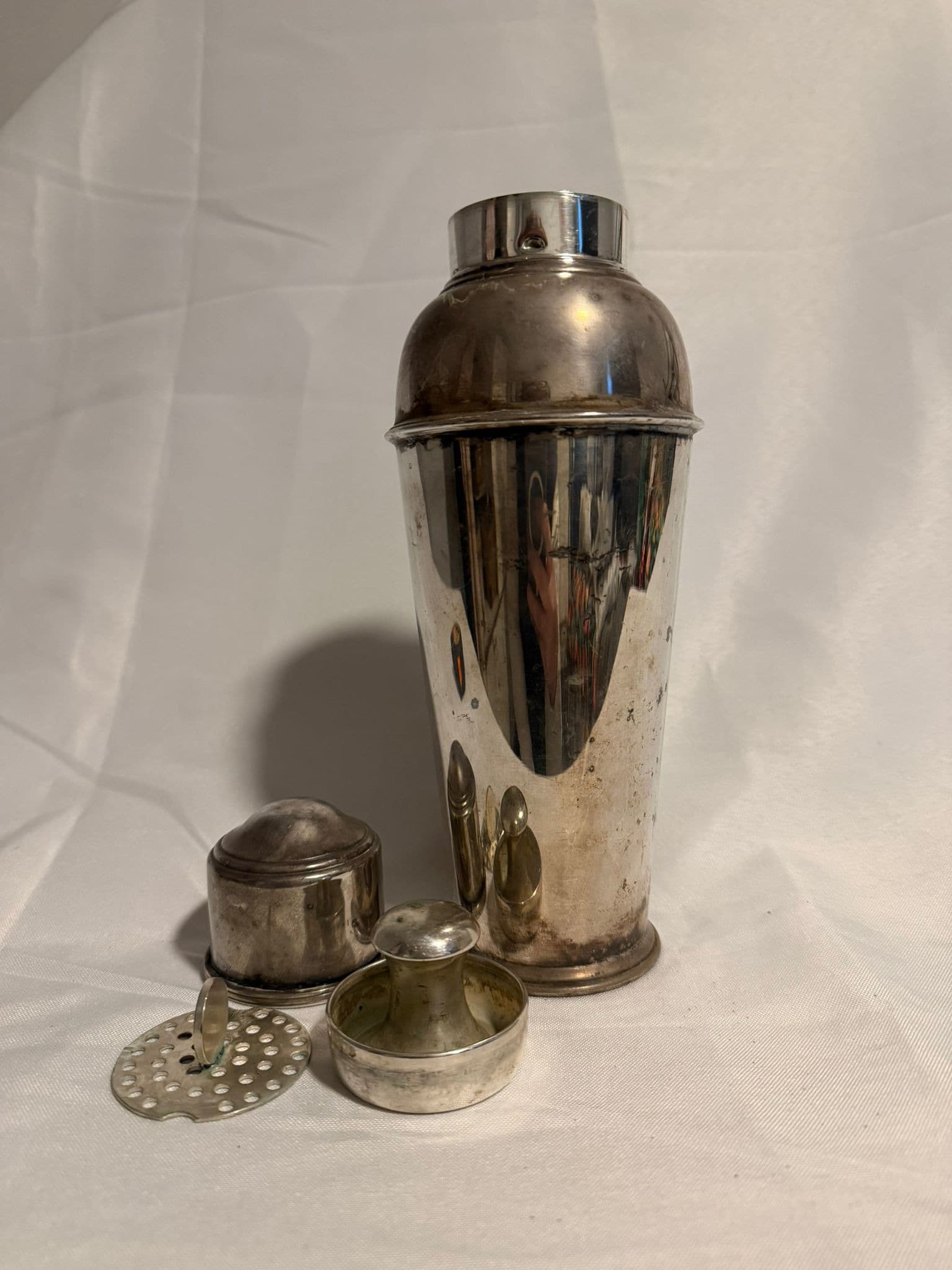 ROSTON PRODUCTS LTD Cocktail Shaker Vintage Silver Plated — photo 3 of 9