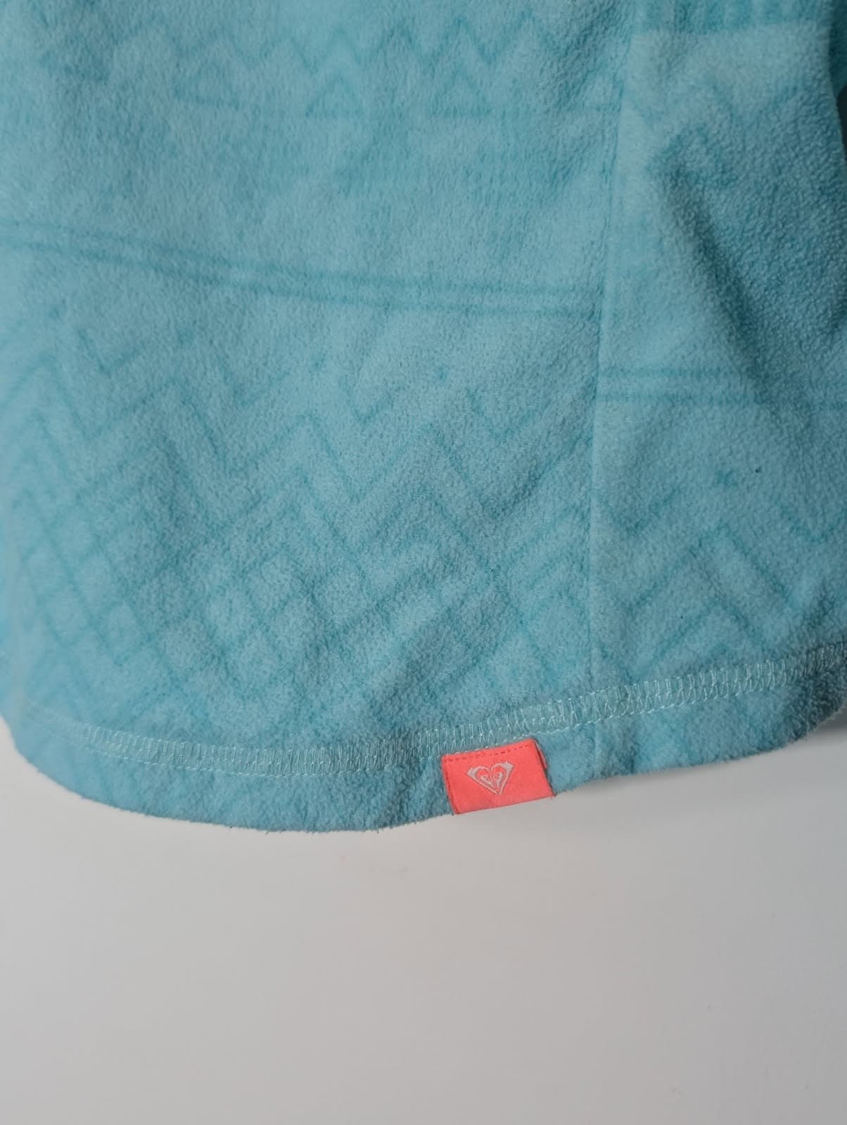 Roxy Girls Fleece Jacket - Light Blue Quarter Zip Pullover — photo 5 of 8