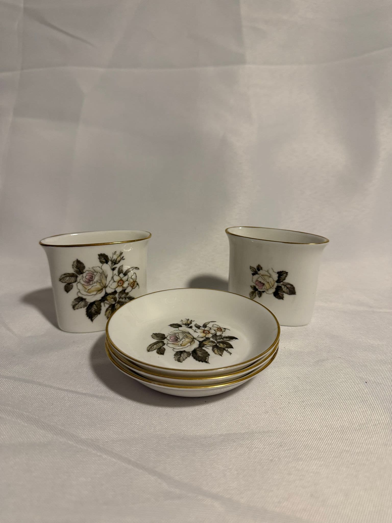 Royal Worcester Fine Bone China Floral Set 5-Piece — photo 2 of 5