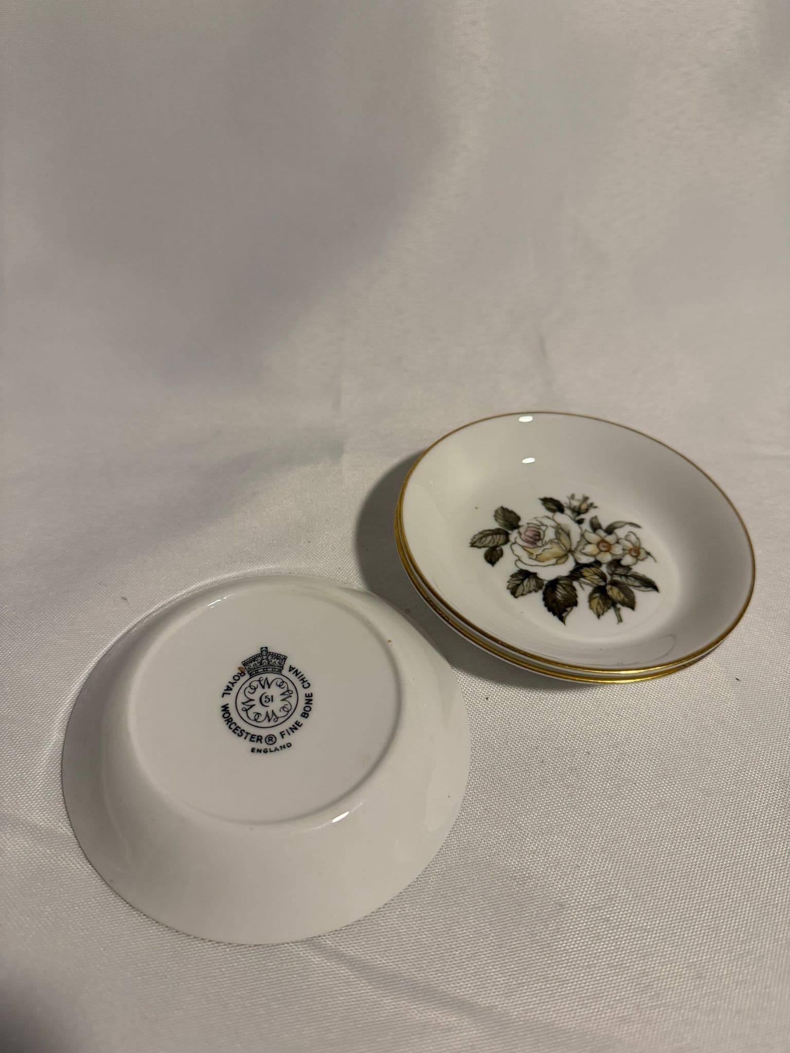 Royal Worcester Fine Bone China Floral Set 5-Piece — photo 3 of 5