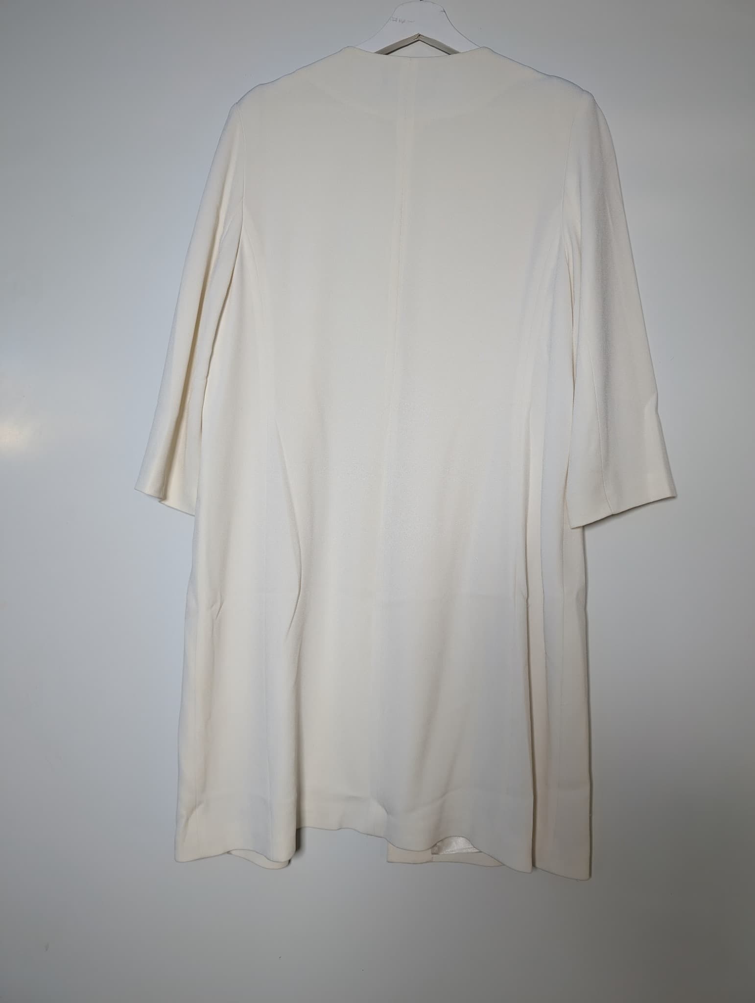 RSVP PERRI CUTTEN Open Front Coat White Size L — photo 5 of 7