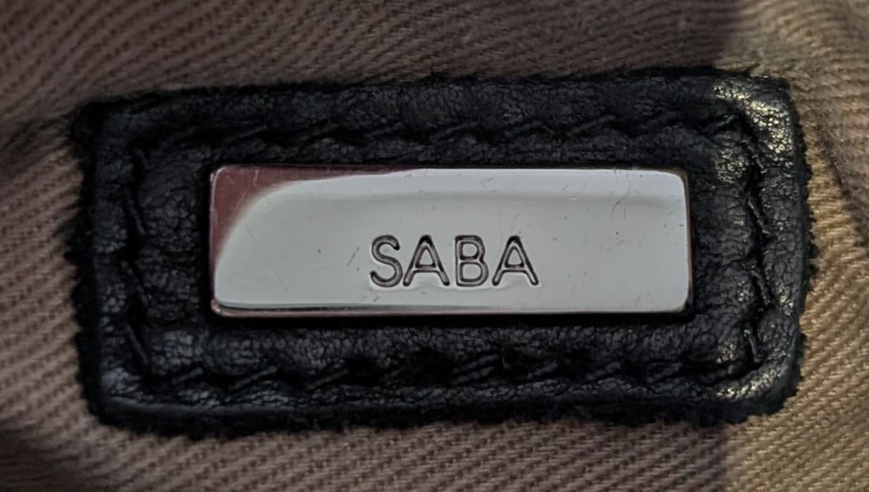 SABA Black Pebbled Leather Crossbody Bag — photo 3 of 4