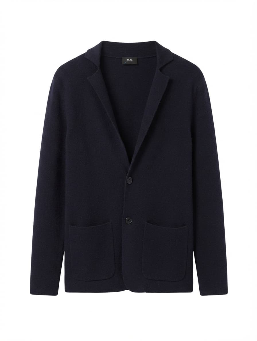 SABA Knit Blazer Cardigan Navy Size Small — photo 1 of 7