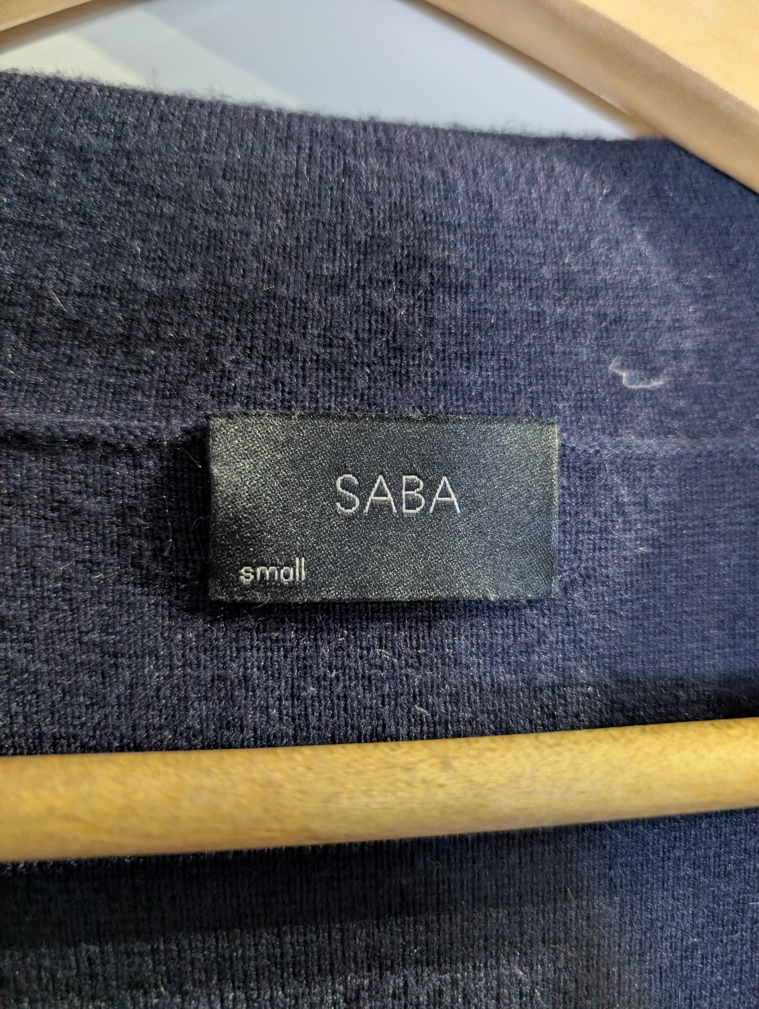 SABA Knit Blazer Cardigan Navy Size Small — photo 2 of 7