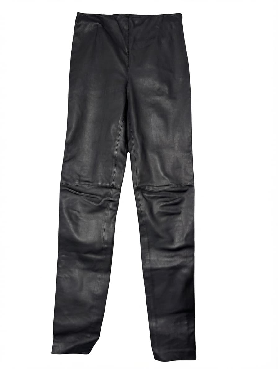 Saba Leather Trousers Black Women's Size 6 — photo 1 of 8