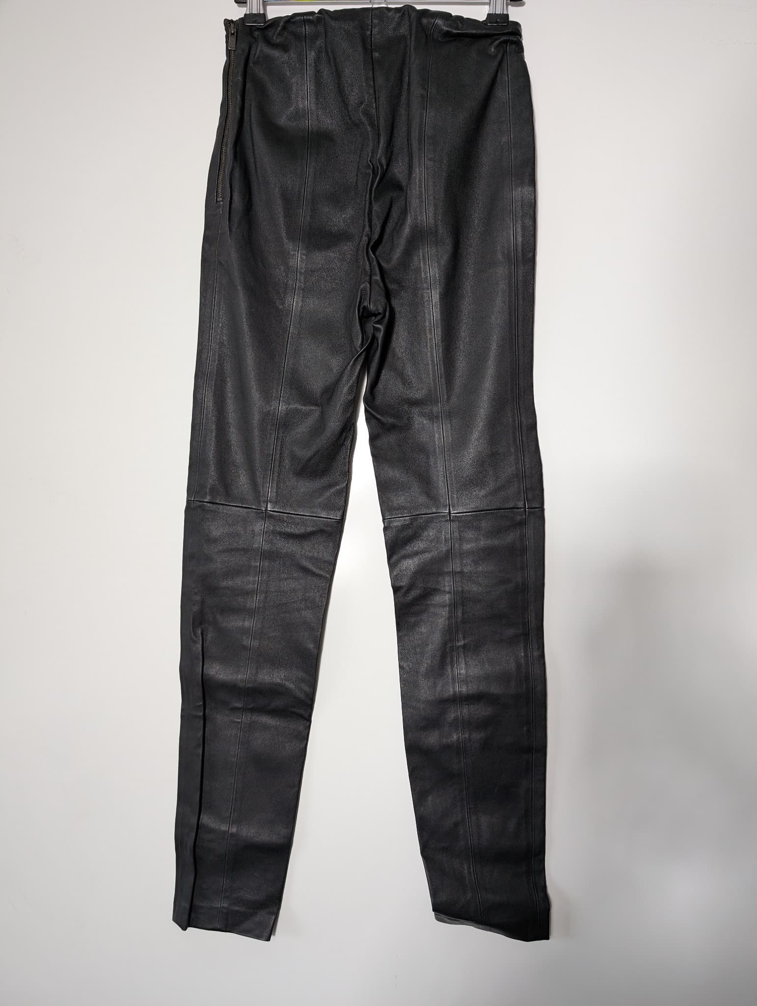 Saba Leather Trousers Black Women's Size 6 — photo 5 of 8