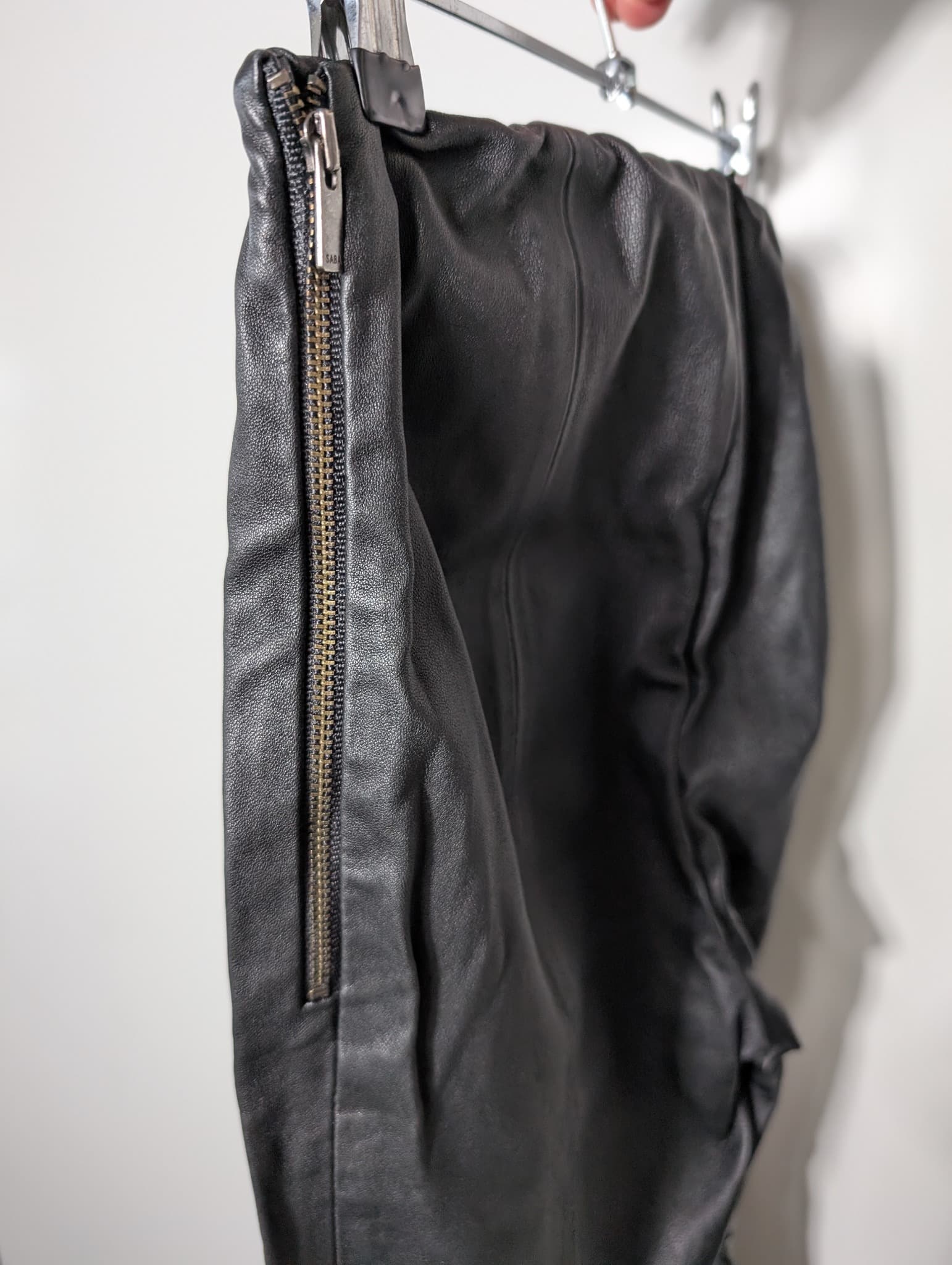 Saba Leather Trousers Black Women's Size 6 — photo 7 of 8