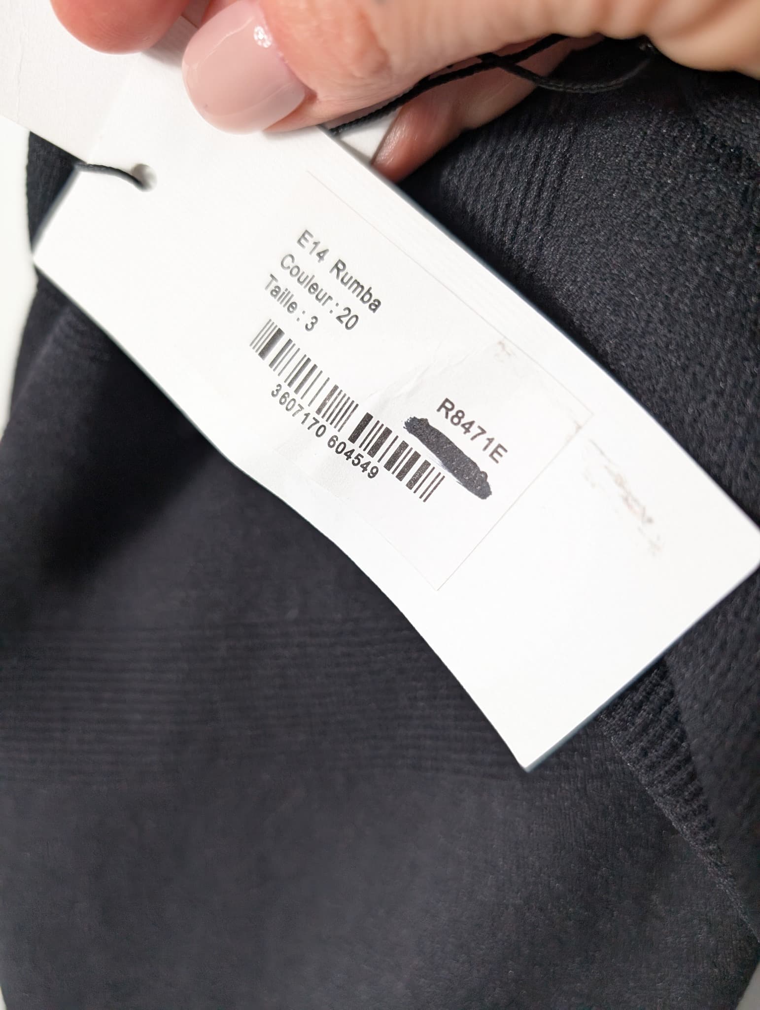 Sandro Black Knit Dress with Ruffle Hem Size 2 — photo 9 of 10