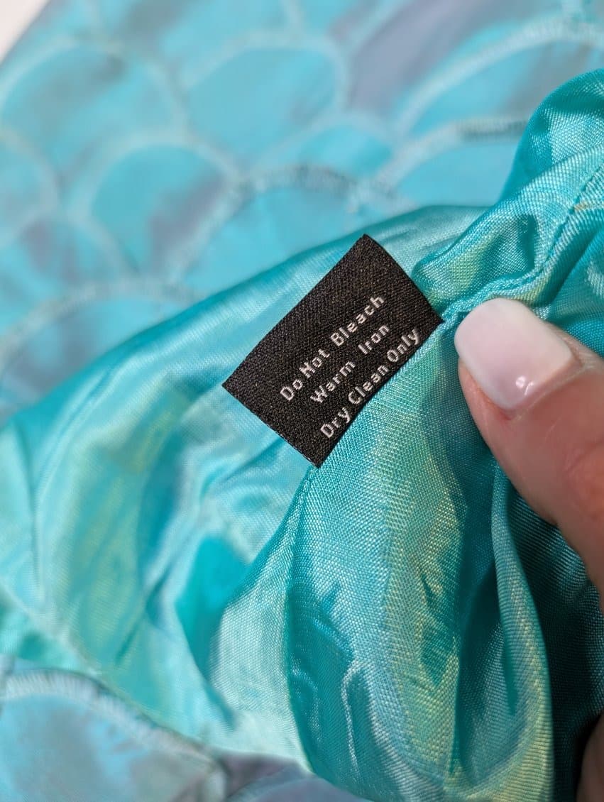 Sarissa Iridescent Teal Shantung Silk Blazer - Women's Size XL — photo 4 of 7