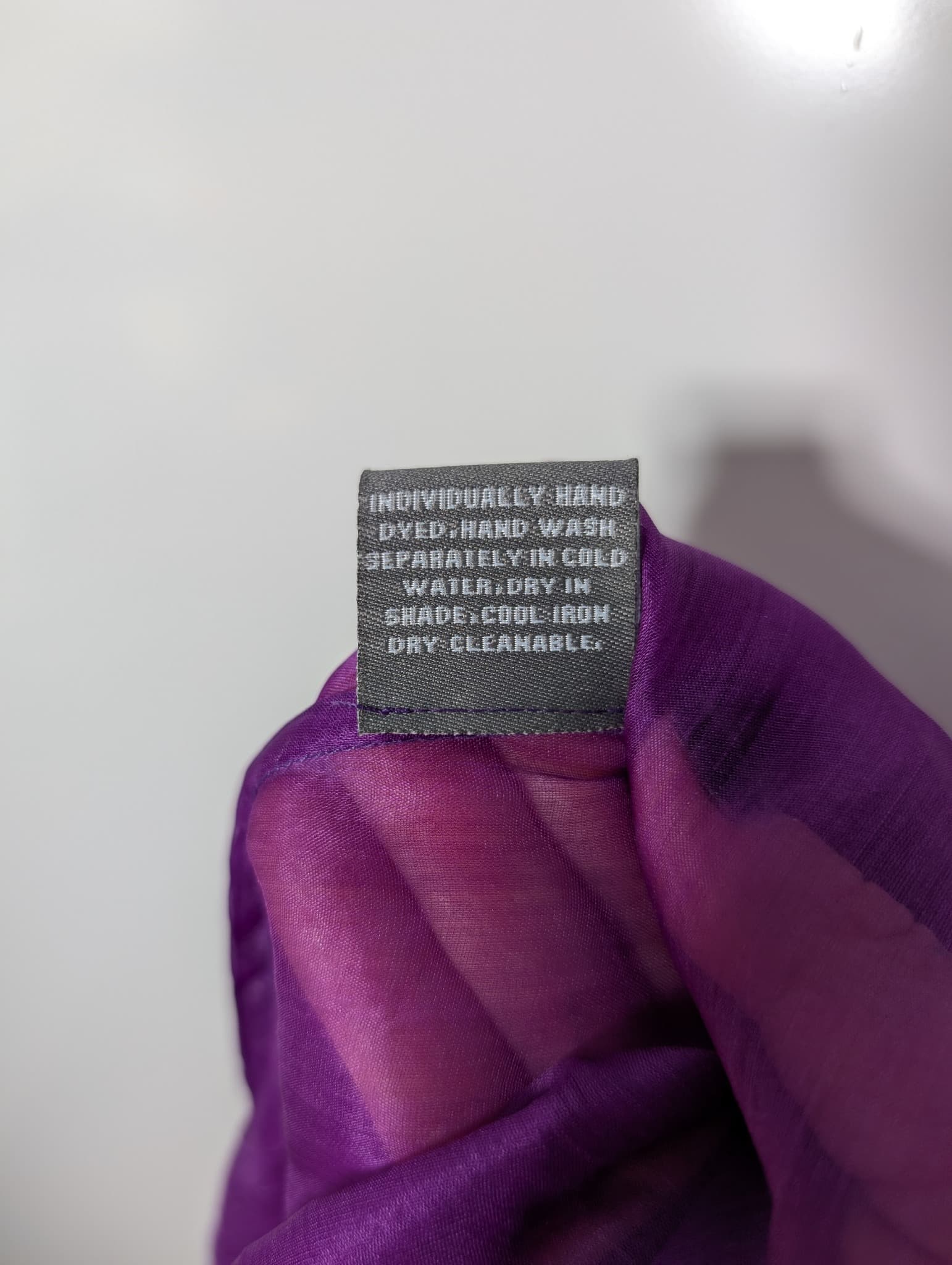 SARISSA Sheer Silk Kimono Cardigan Purple — photo 8 of 8