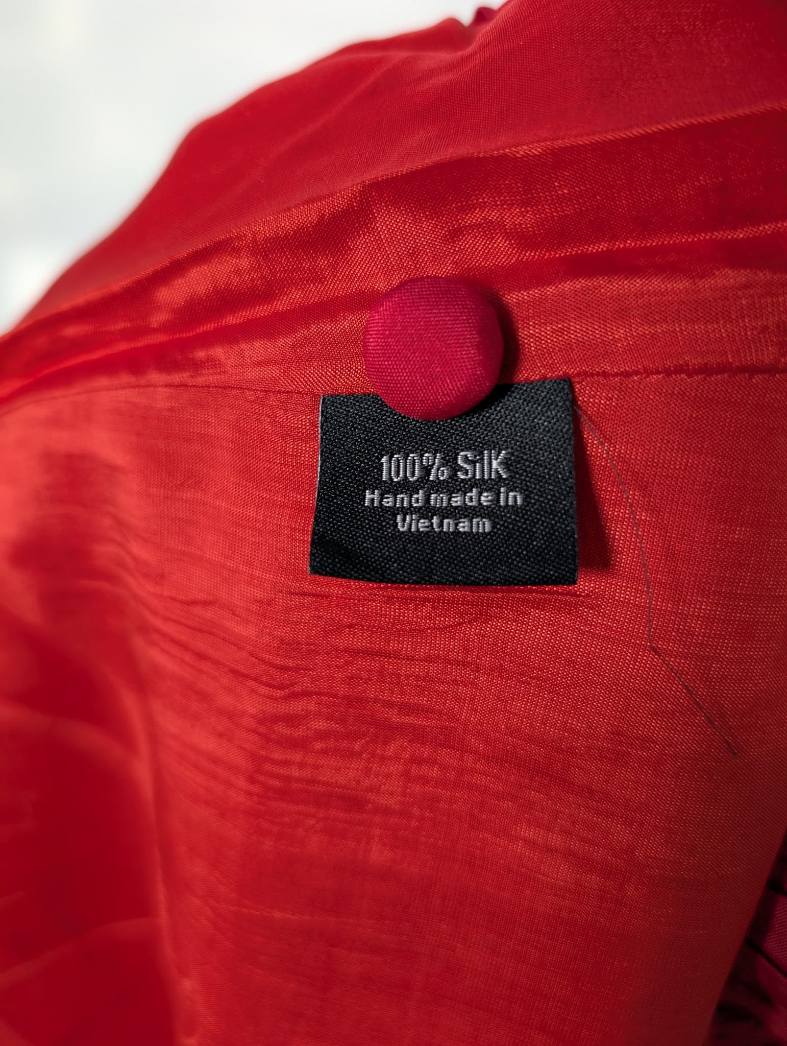 Sarissa Silk Ruffled Bolero Jacket Red XL — photo 6 of 7