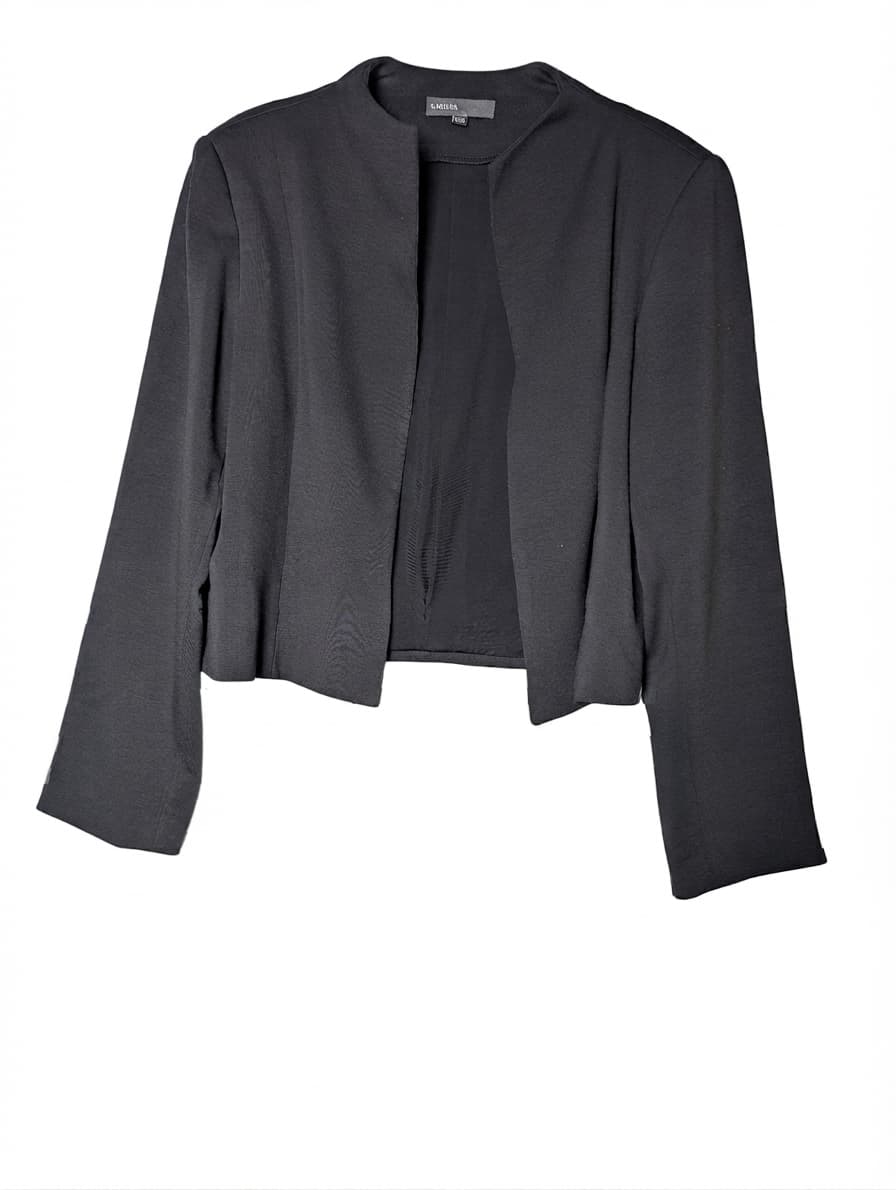 SARISSA Women's Open Front Cropped Blazer Black XXL — photo 1 of 6