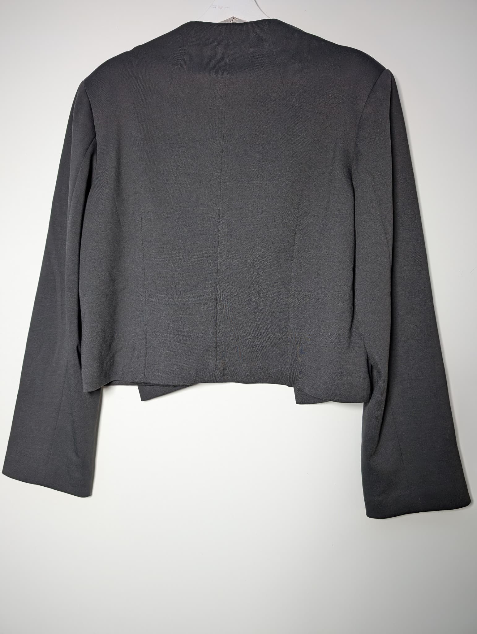 SARISSA Women's Open Front Cropped Blazer Black XXL — photo 3 of 6