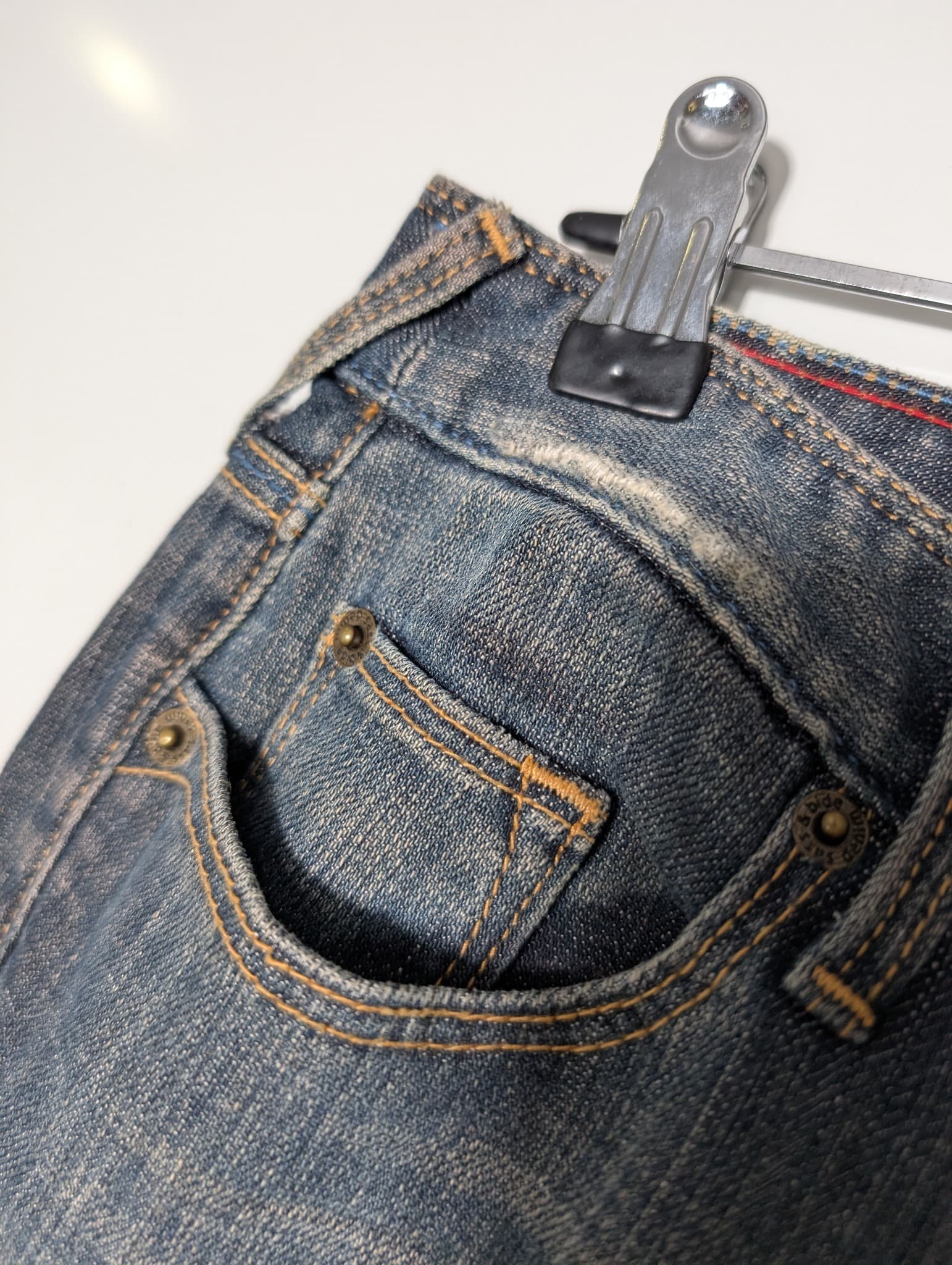 Sass & Bide Denim Jeans Multi-Stitch Detail Size 10 — photo 6 of 10
