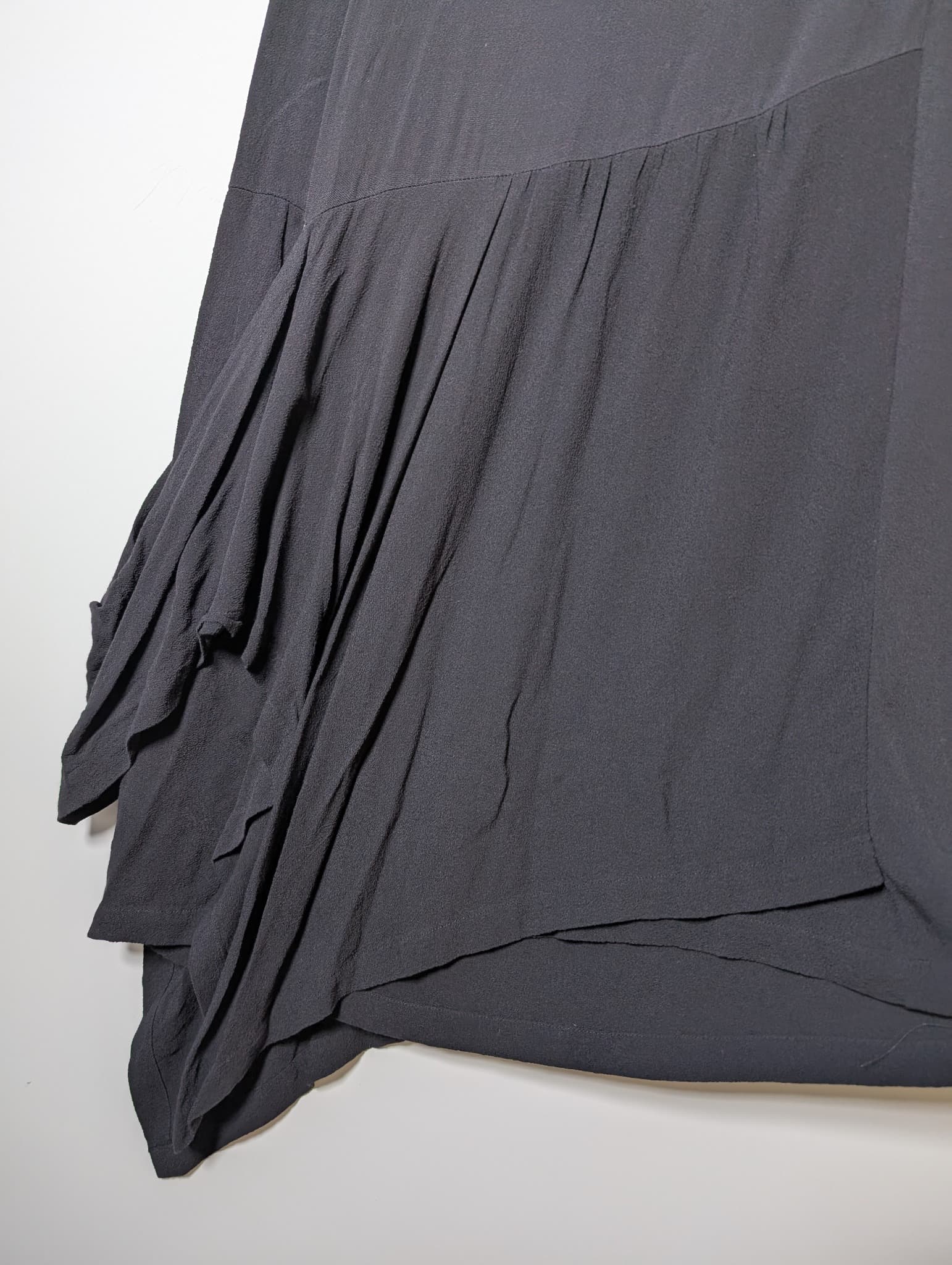 SCANLAN&THEODORE Asymmetric Draped Tank Top Black Size 12 — photo 3 of 7
