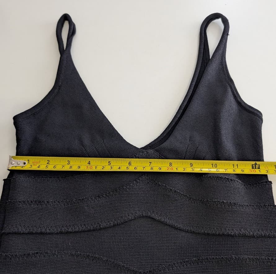 Scanlan & Theodore Black Bandage Flare Dress — photo 5 of 6