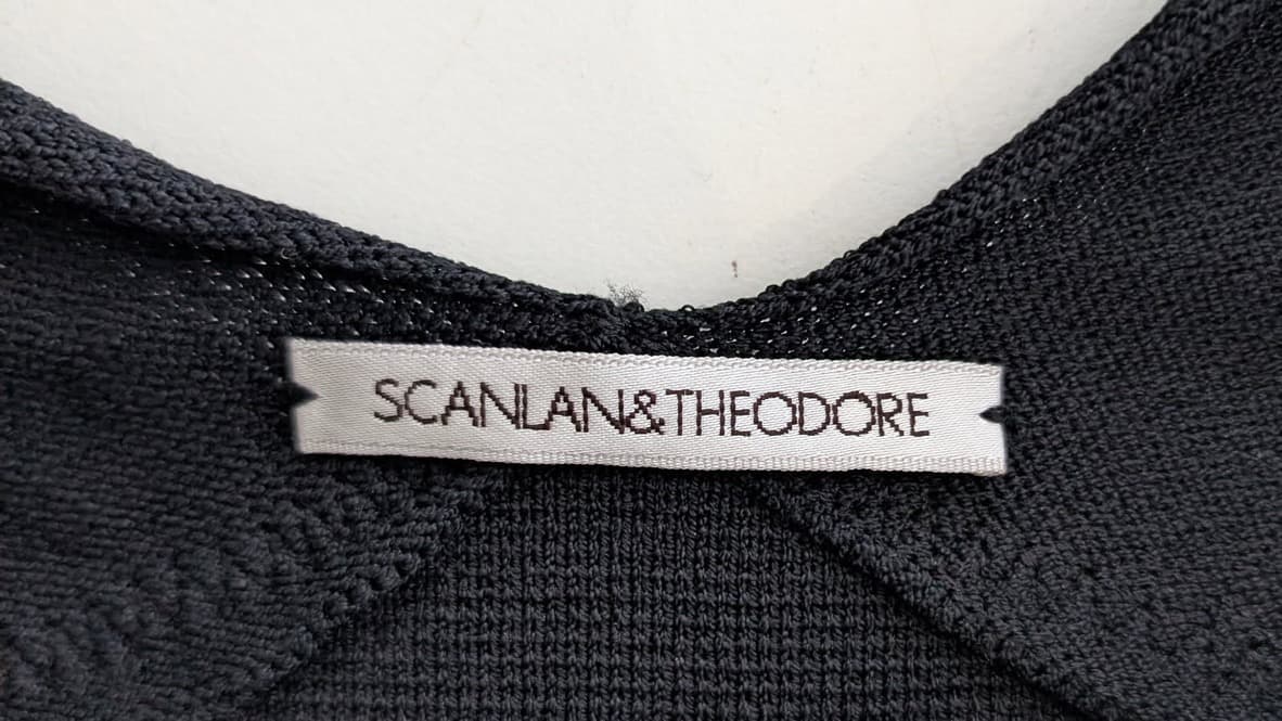 Scanlan & Theodore Black Bandage Flare Dress — photo 6 of 6