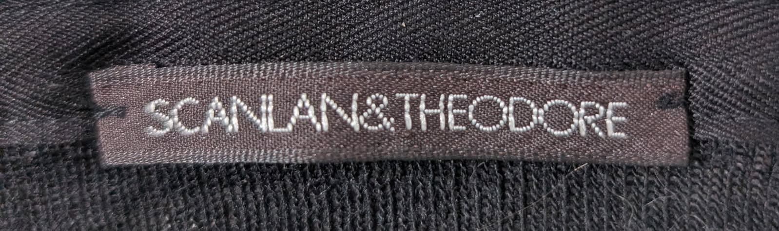 Scanlan Theodore Black Long Sleeve Top With Chain Detail — photo 6 of 8