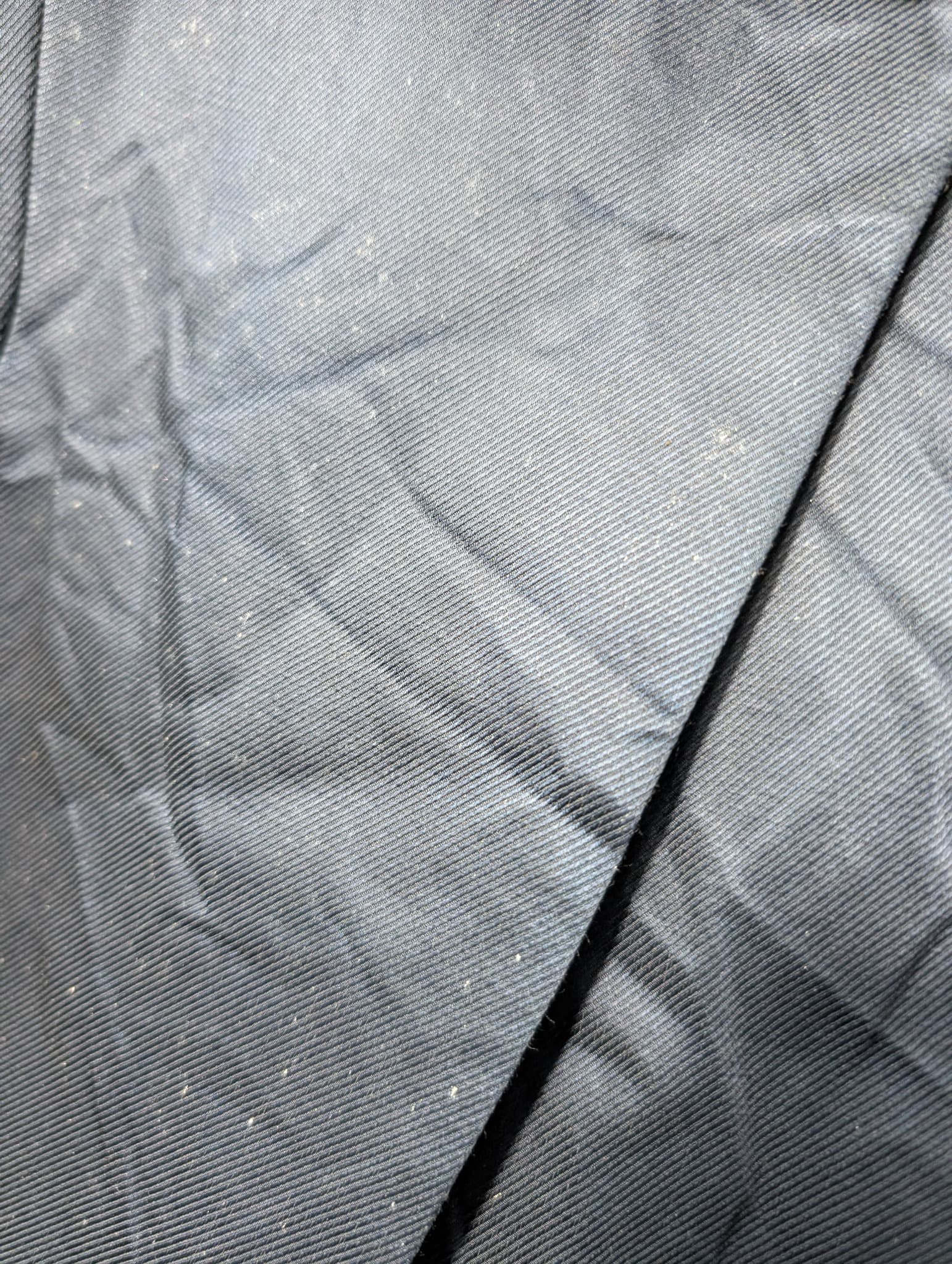 Scanlan & Theodore Double-Breasted Trench Coat Navy Blue Size 8 — photo 2 of 8