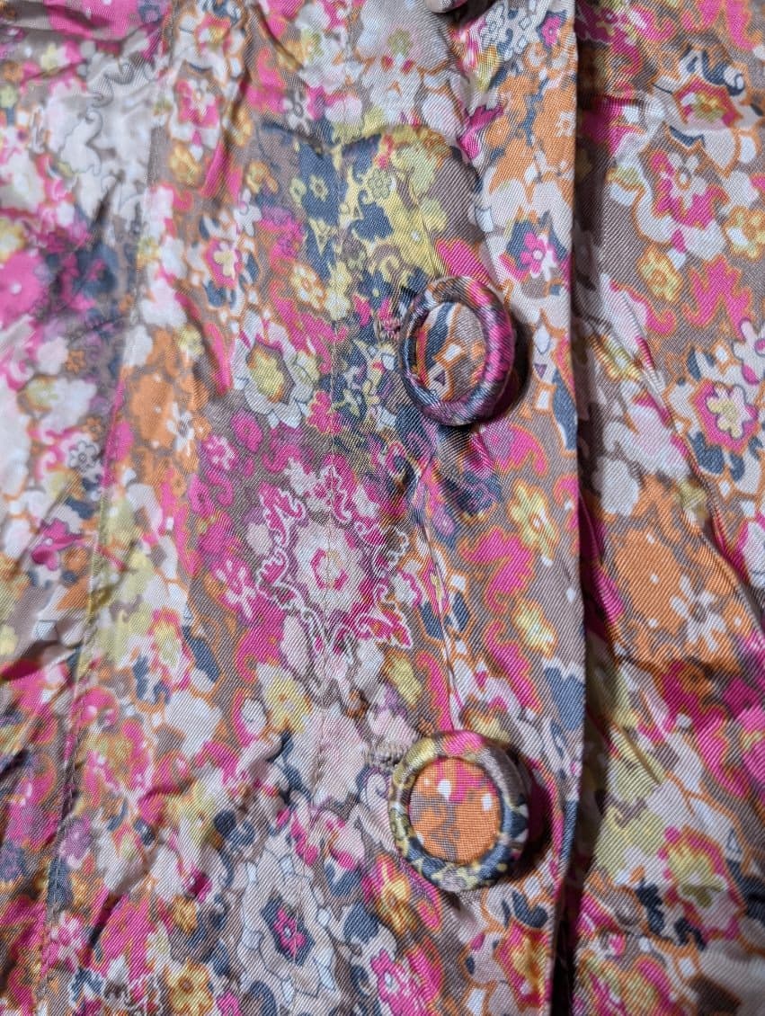 Scanlan & Theodore Floral Midi Skirt - Button Front — photo 6 of 7