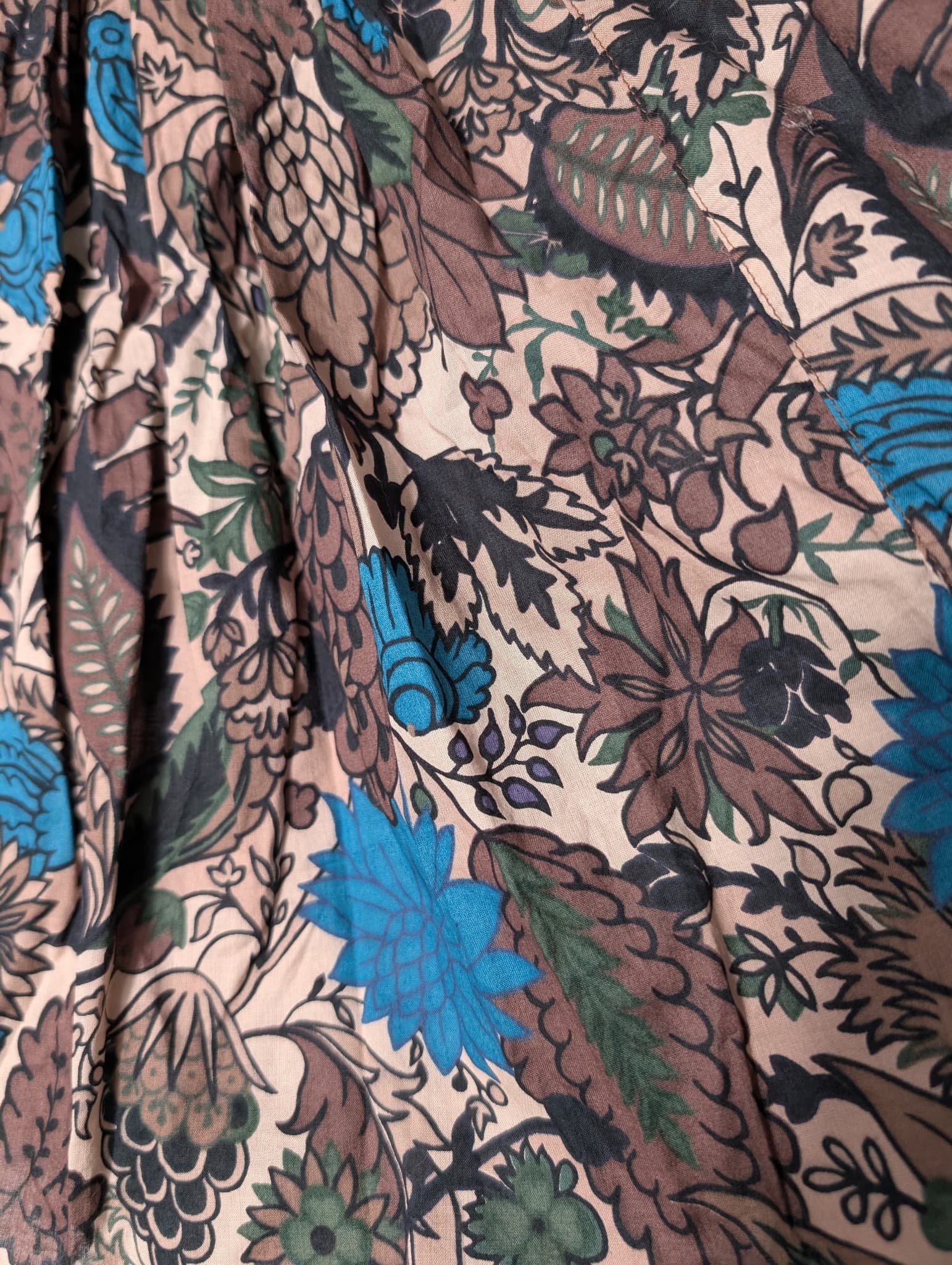 Scanlan Theodore Floral Pleated Midi Skirt Multicolour — photo 2 of 7