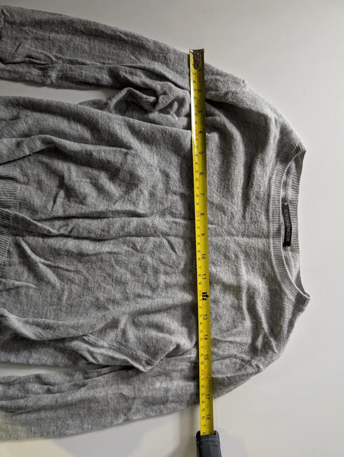Scanlan & Theodore Grey Knit Sweater — photo 5 of 5
