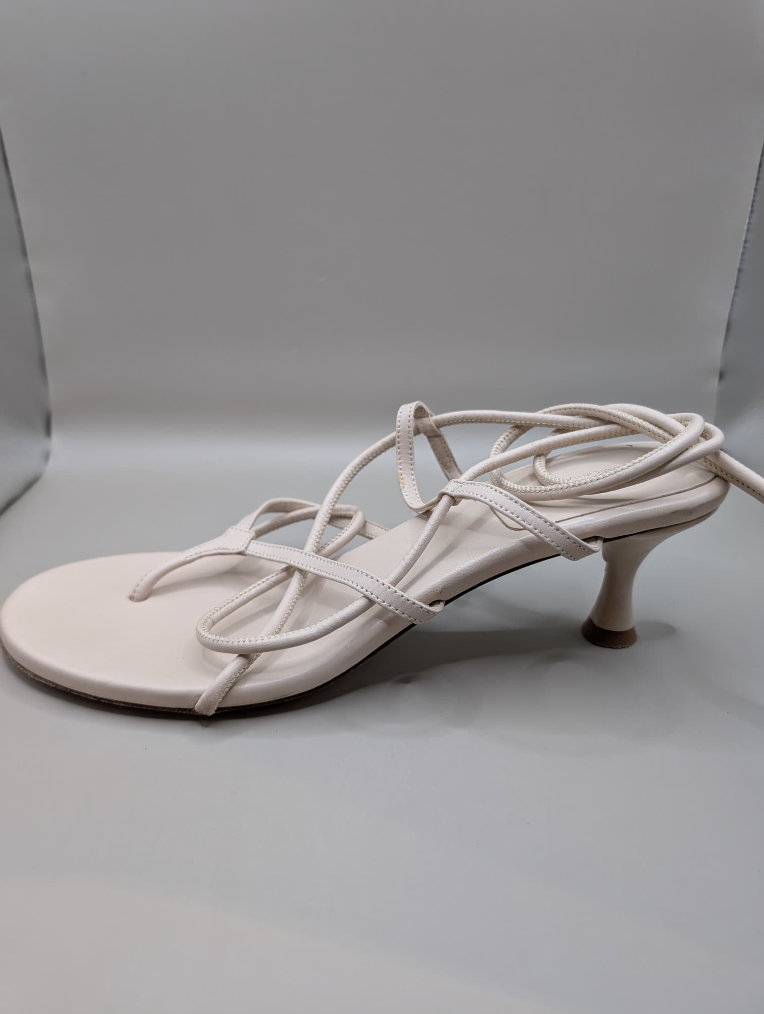 Scanlan Theodore Lace-Up Thong Sandals Beige Leather EU 40 — photo 4 of 8