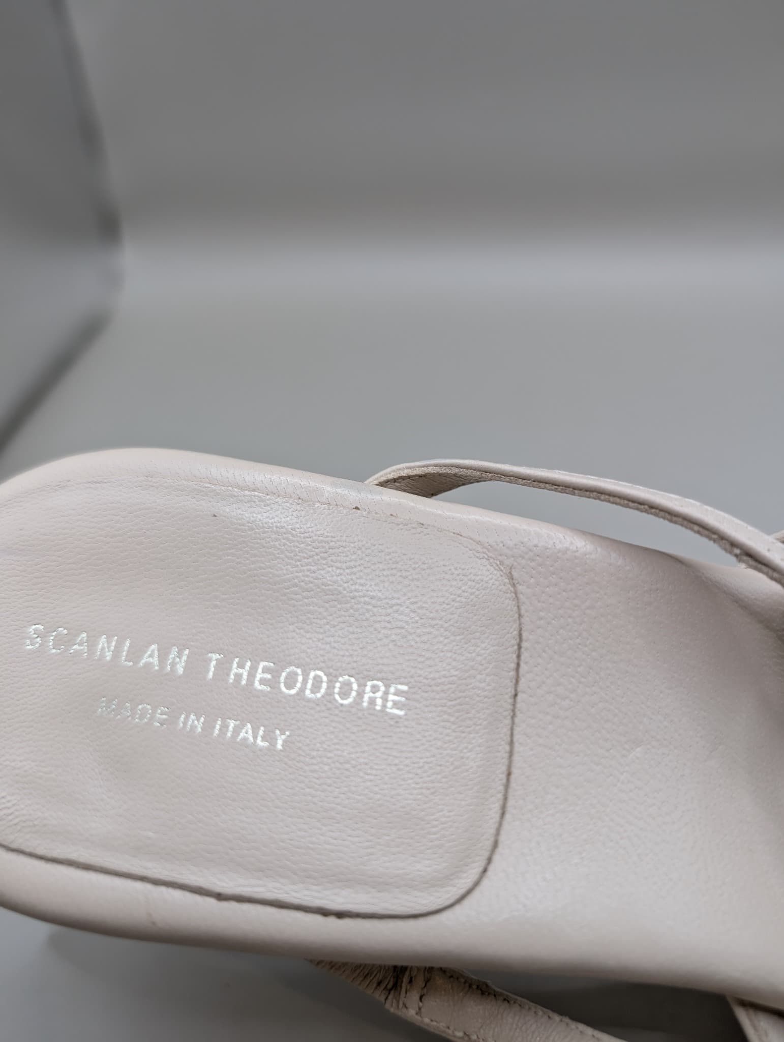 Scanlan Theodore Lace-Up Thong Sandals Beige Leather EU 40 — photo 6 of 8