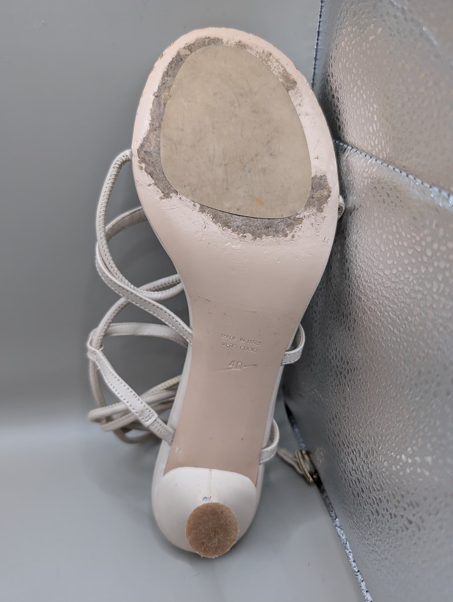 Scanlan Theodore Lace-Up Thong Sandals Beige Leather EU 40 — photo 8 of 8