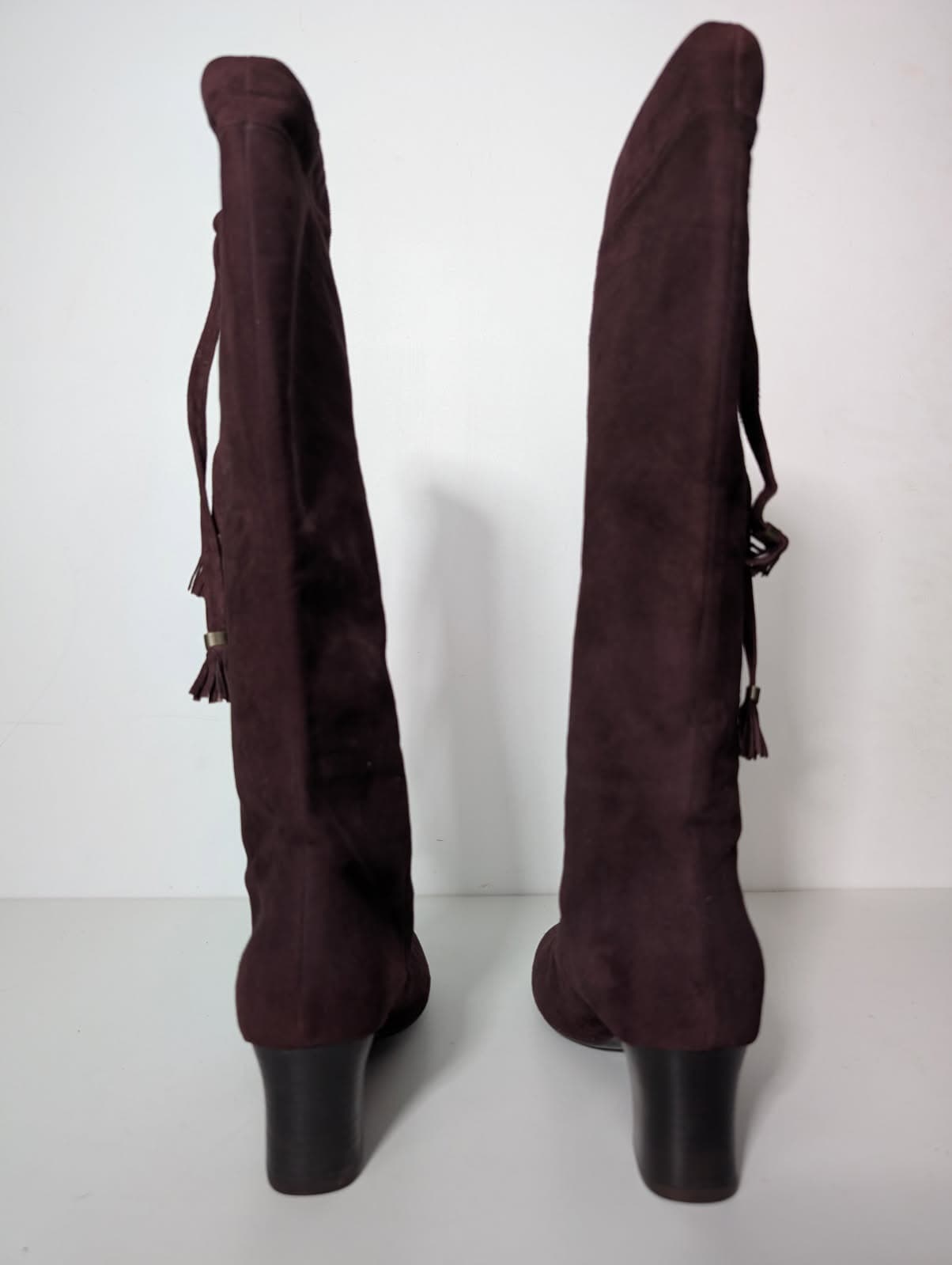 Scanlan & Theodore Suede Knee High Boots - Made In Italy - EU 38 — photo 4 of 8