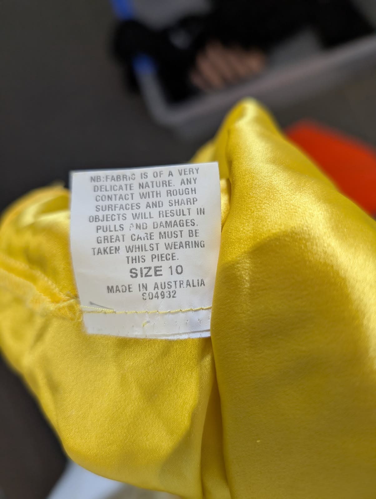 Scanlan & Theodore Vintage Yellow Silk Spaghetti Strap Bow Detail Dress — photo 2 of 7