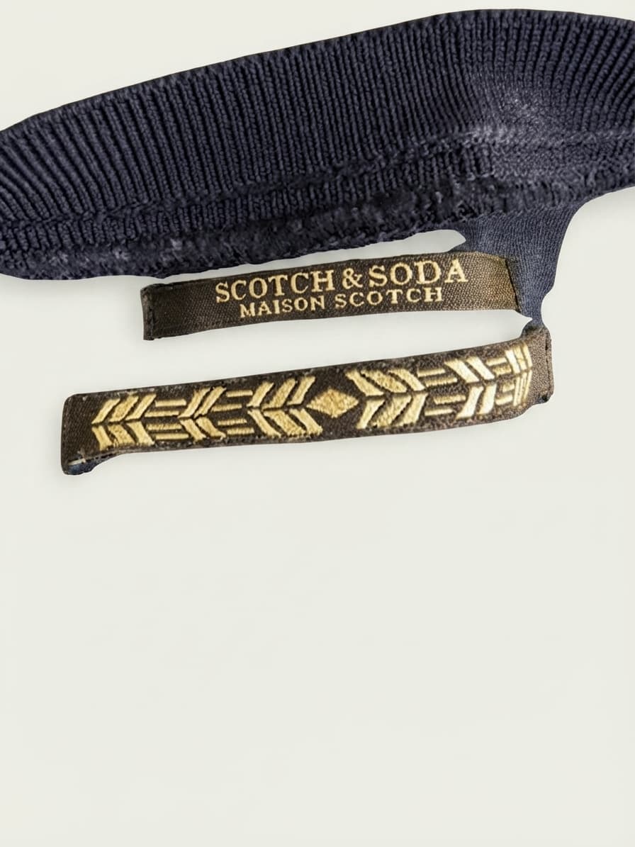 Scotch & Soda Maison Scotch Sleeveless Layered Top Navy Size P — photo 1 of 7