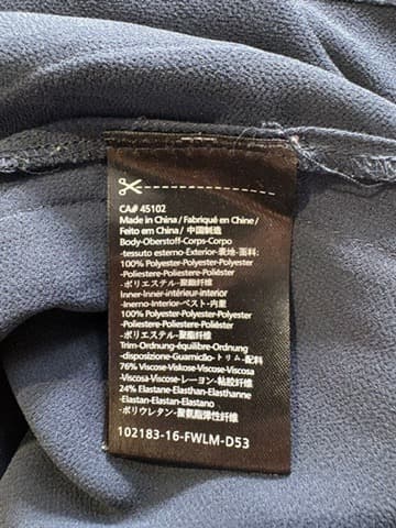 Scotch & Soda Maison Scotch Sleeveless Layered Top Navy Size P — photo 2 of 7