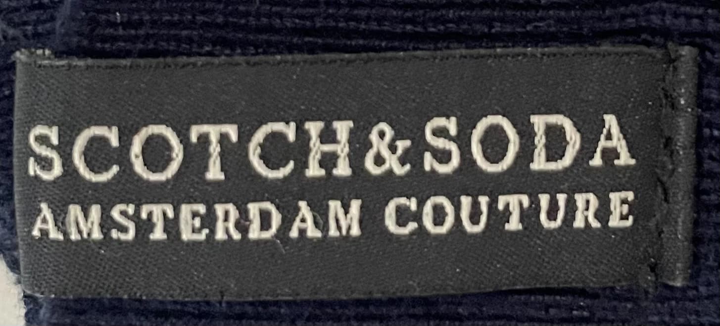 Scotch & Soda Navy Blue Ribbed Turtleneck Sweater — photo 4 of 5