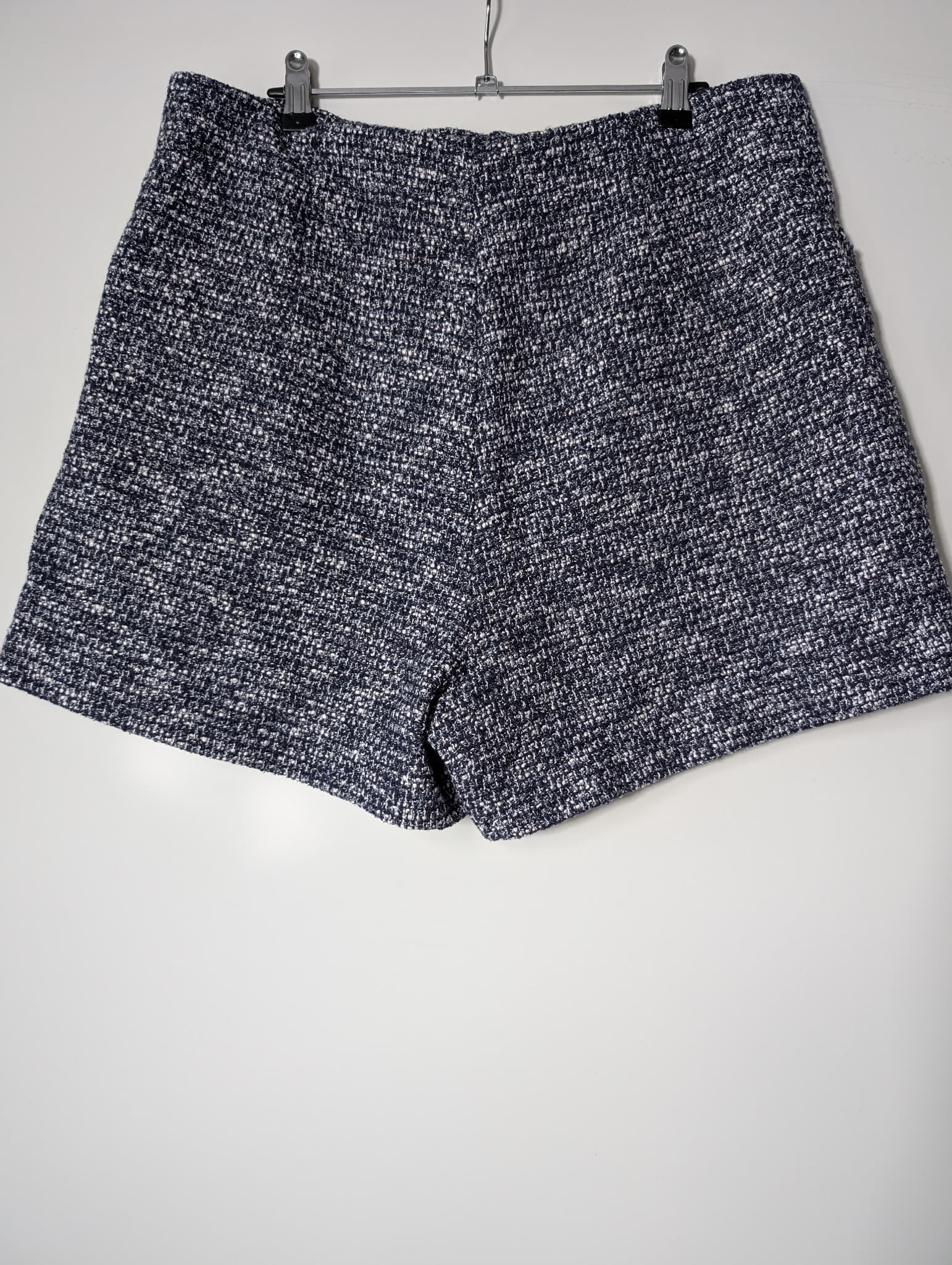Seed Heritage Tweed Shorts Navy Blue Size 16 — photo 4 of 10